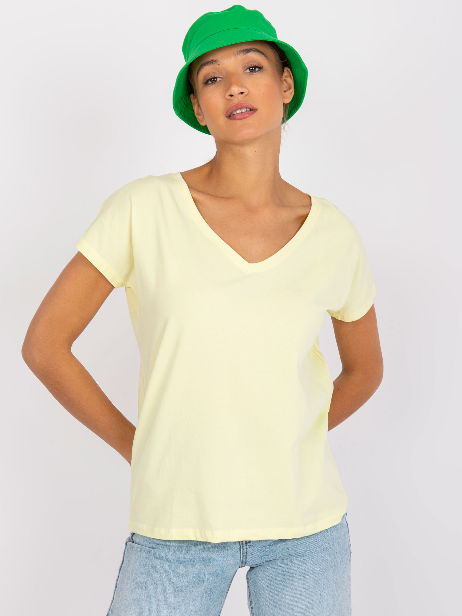 T-shirt Jasny żółty