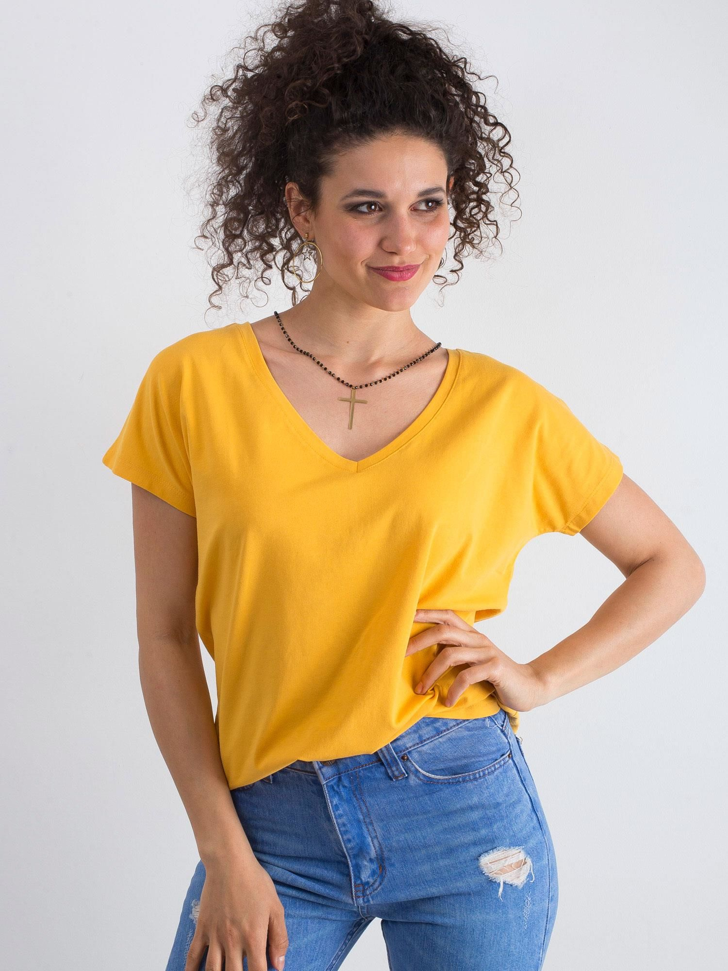 T-shirt Jasny pomarańczowy