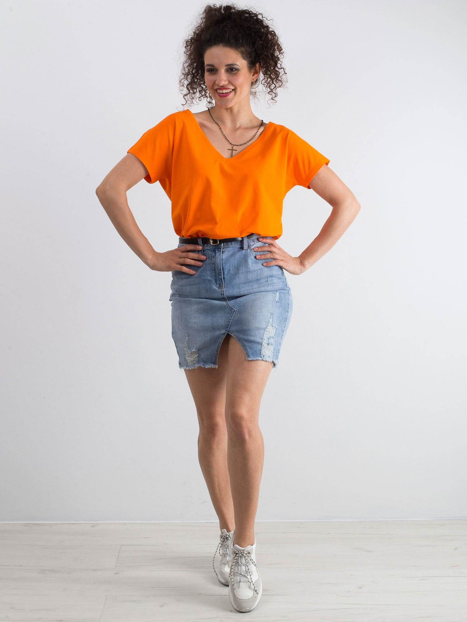 T-shirt Pomarańczowy