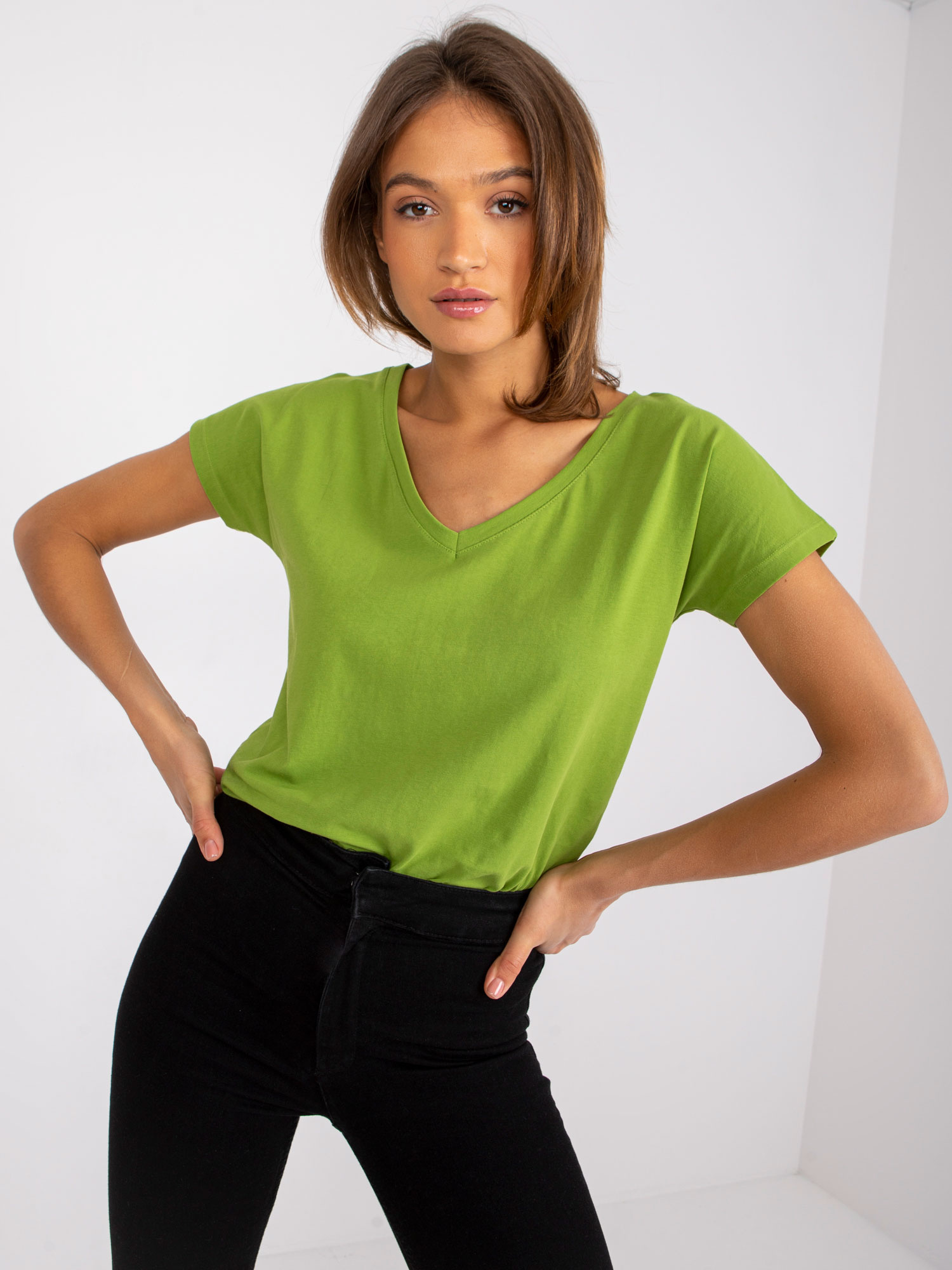 T-shirt Jasny zielony