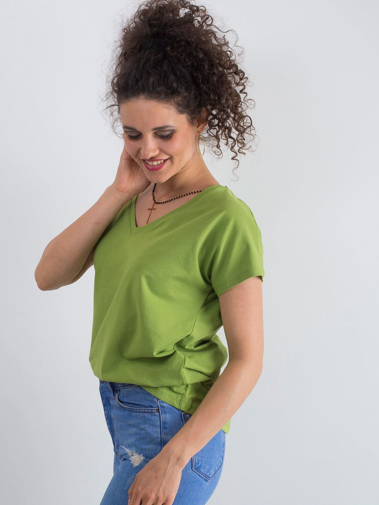T-shirt Jasny zielony