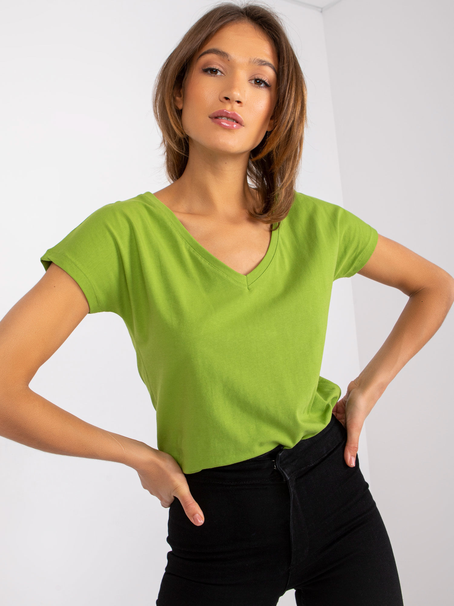 T-shirt Jasny zielony