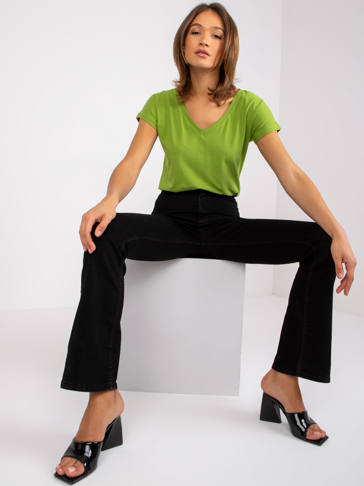 T-shirt Jasny zielony