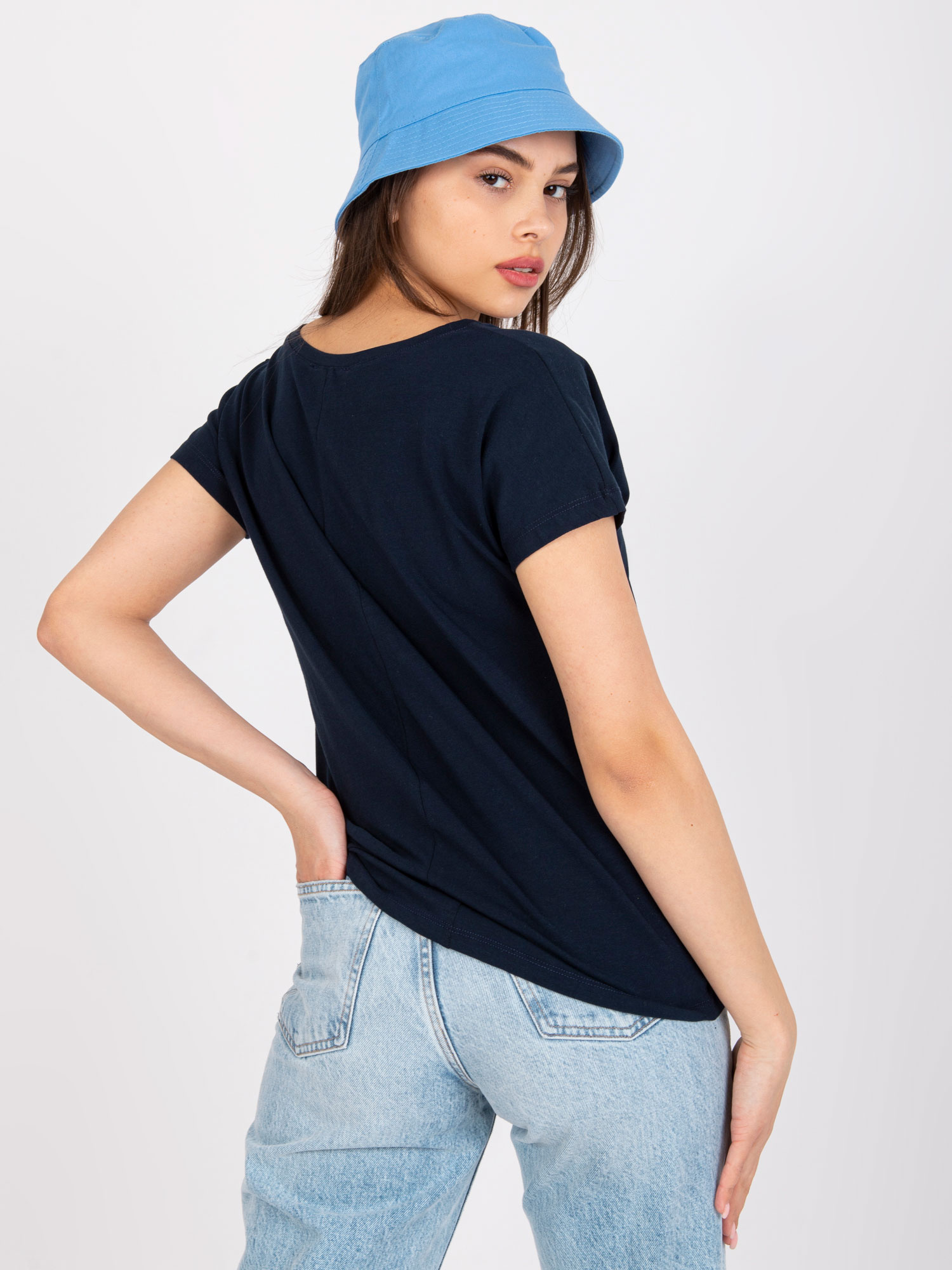 T-shirt Granatowy