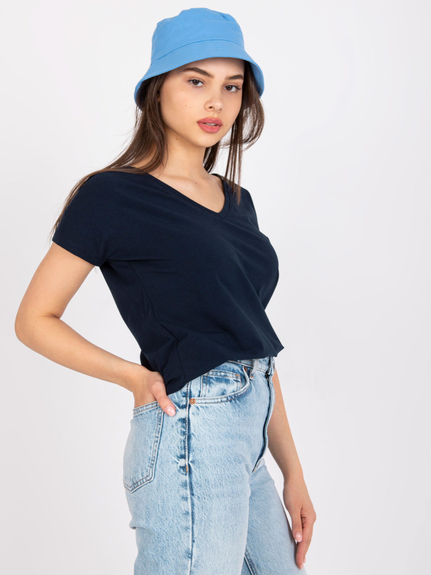 T-shirt Granatowy