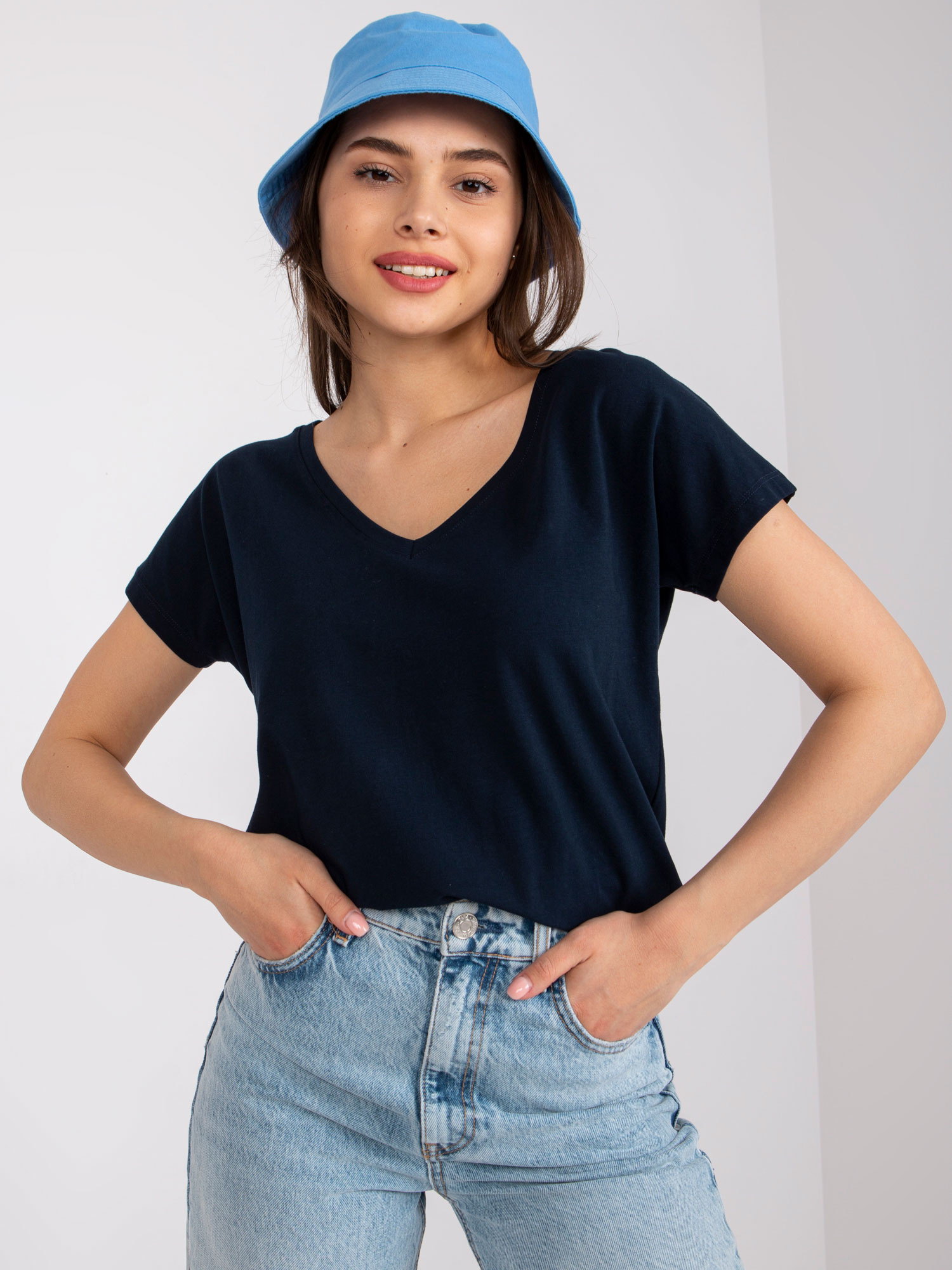 T-shirt Granatowy