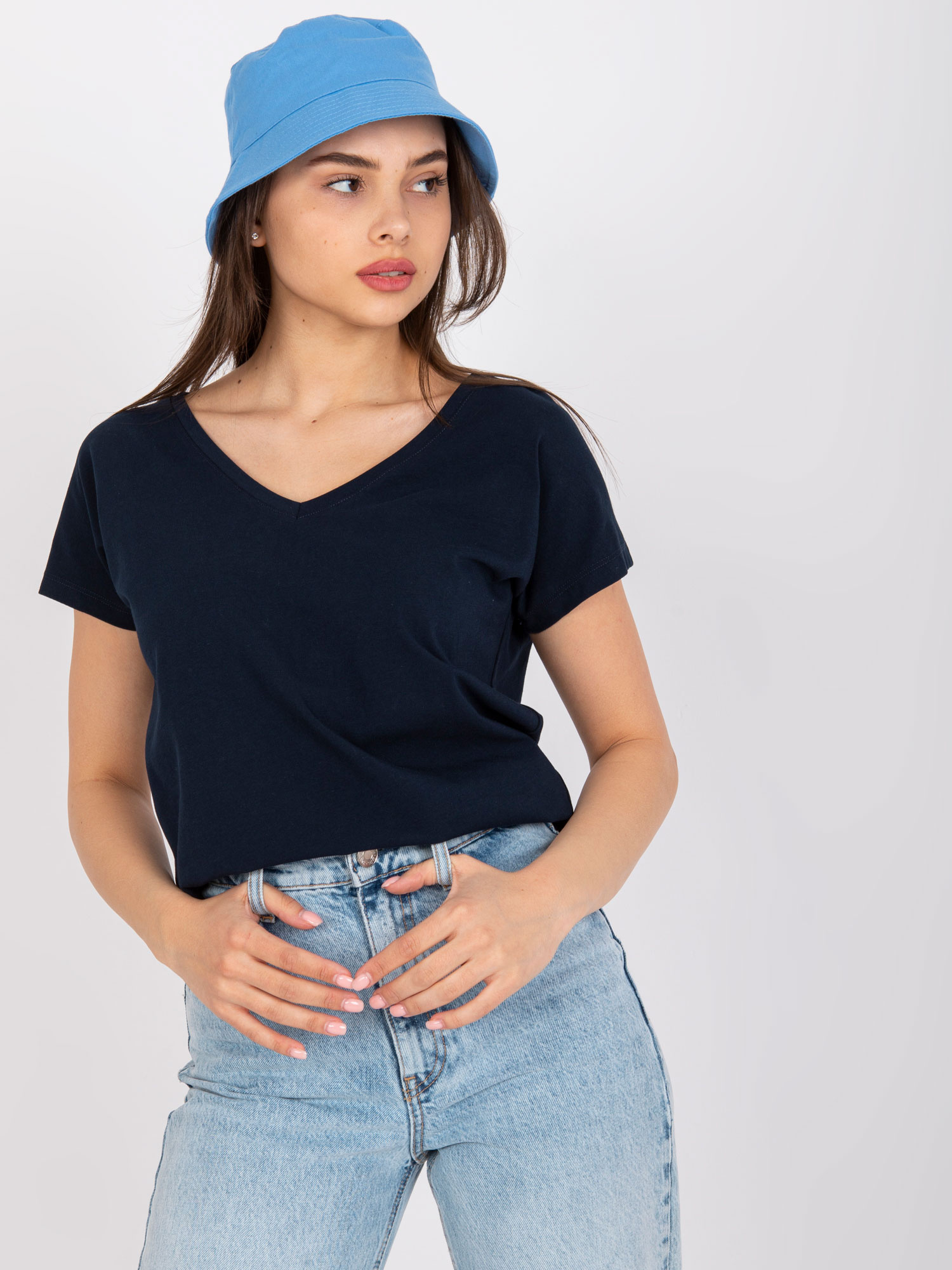T-shirt Granatowy