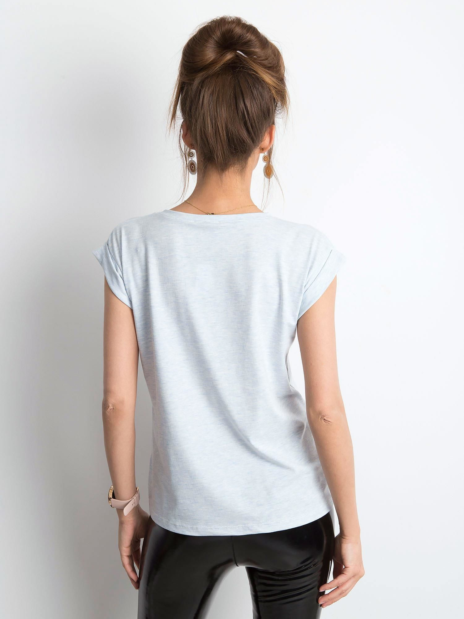 T-shirt Jasny niebieski