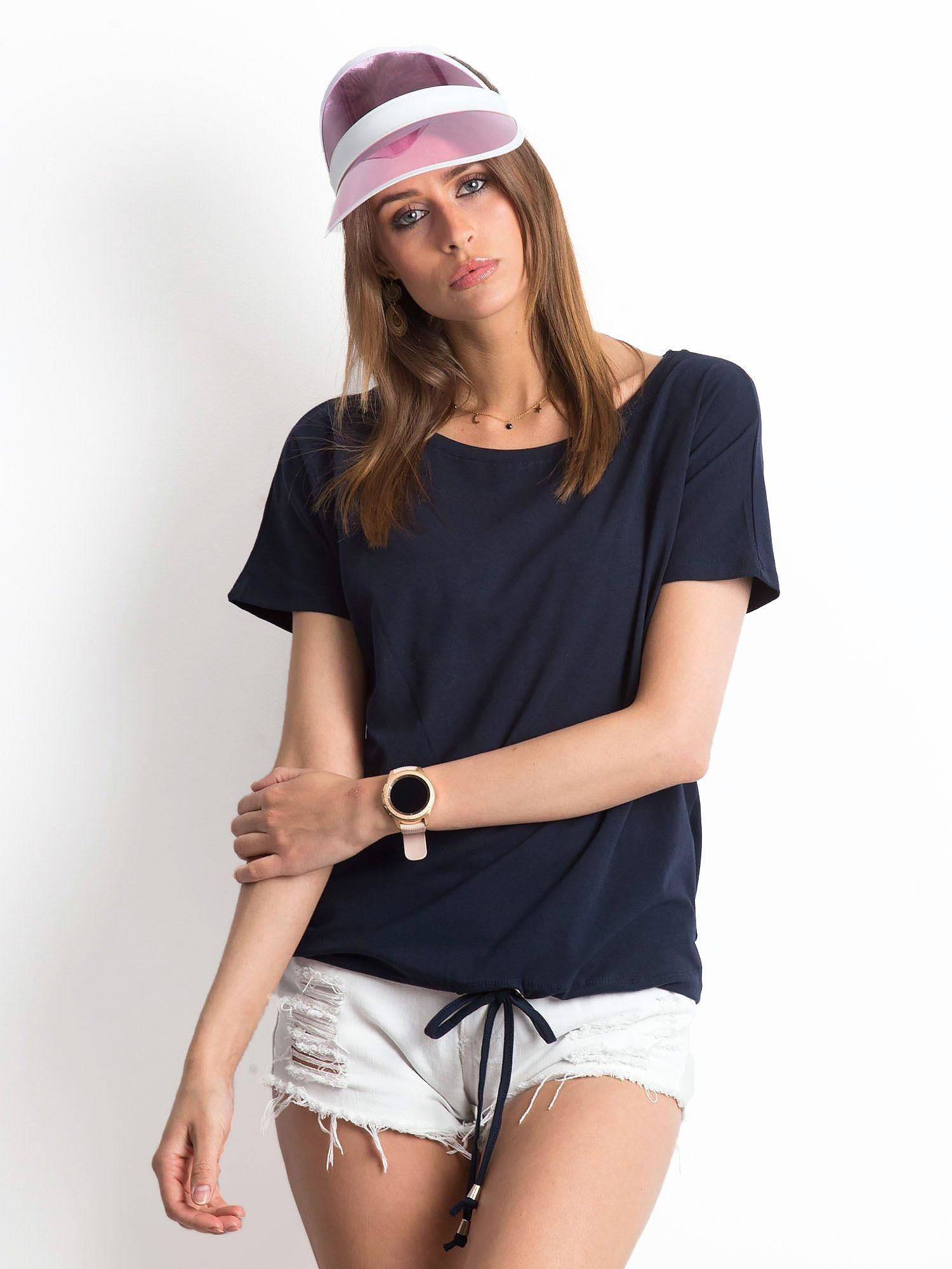 T-shirt Granatowy