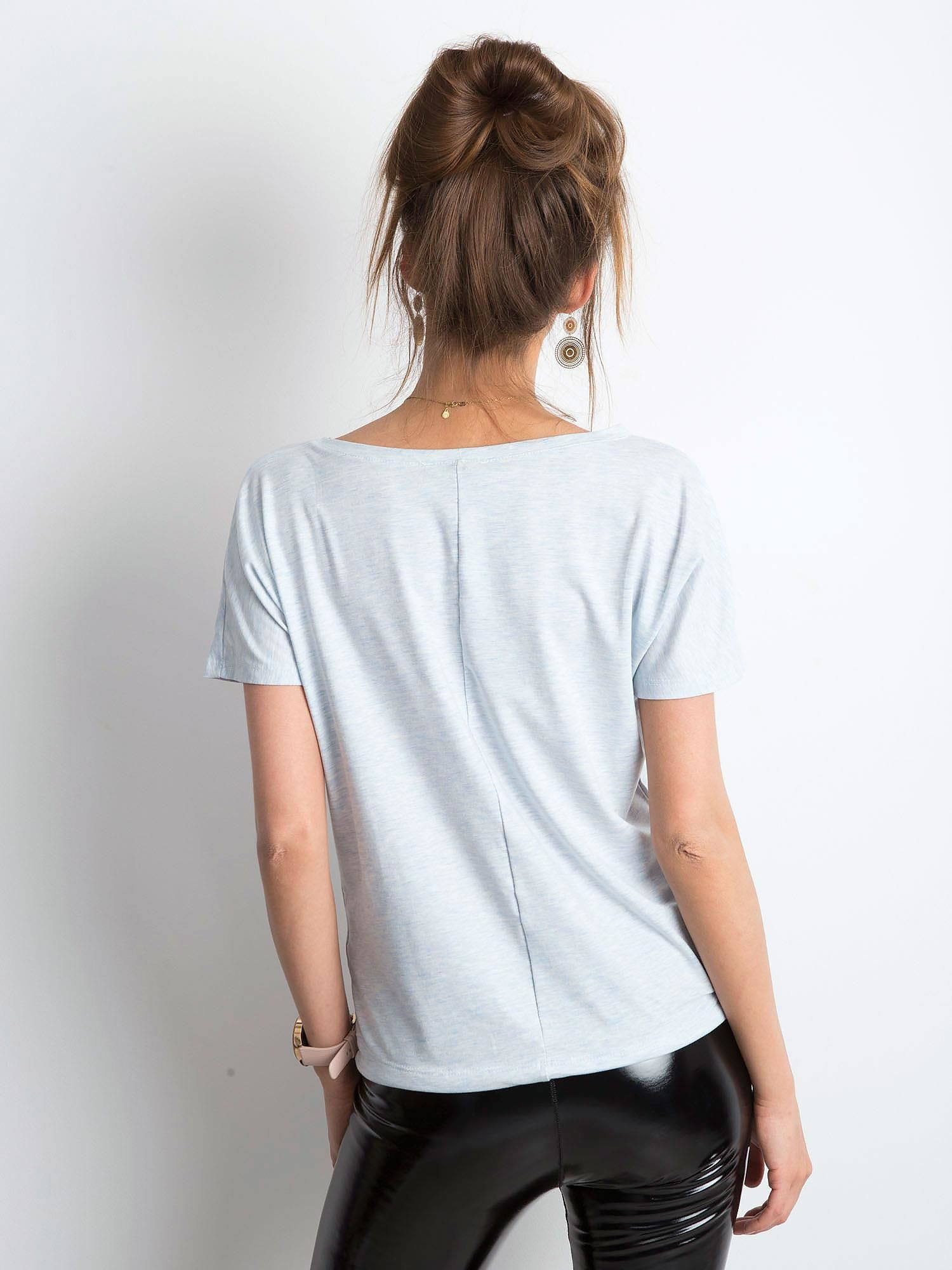 T-shirt Jasny niebieski