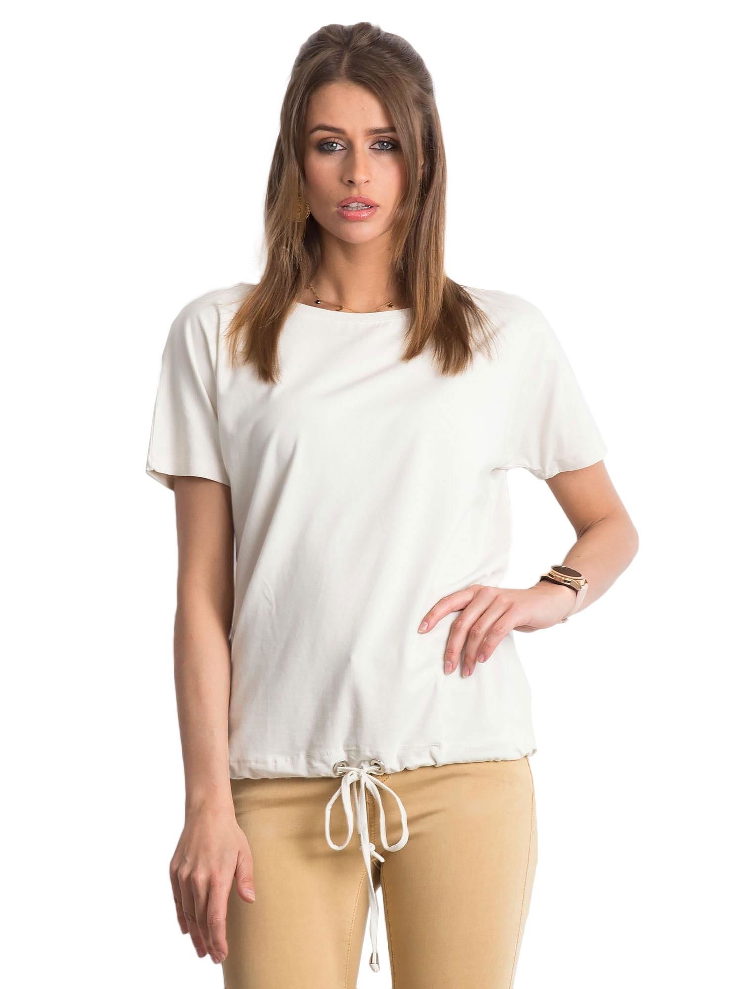 T-shirt Jasny beżowy