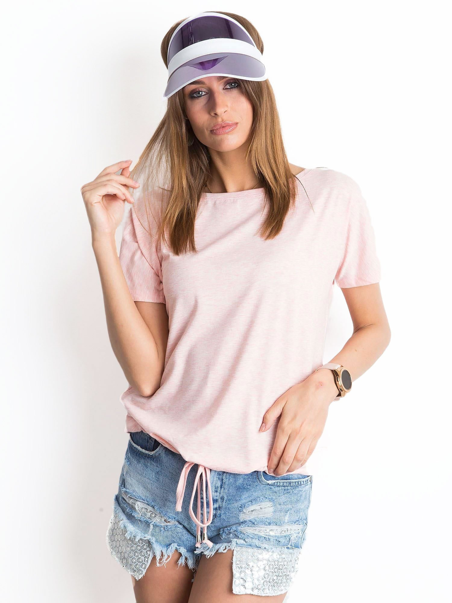 T-shirt Jasny różowy