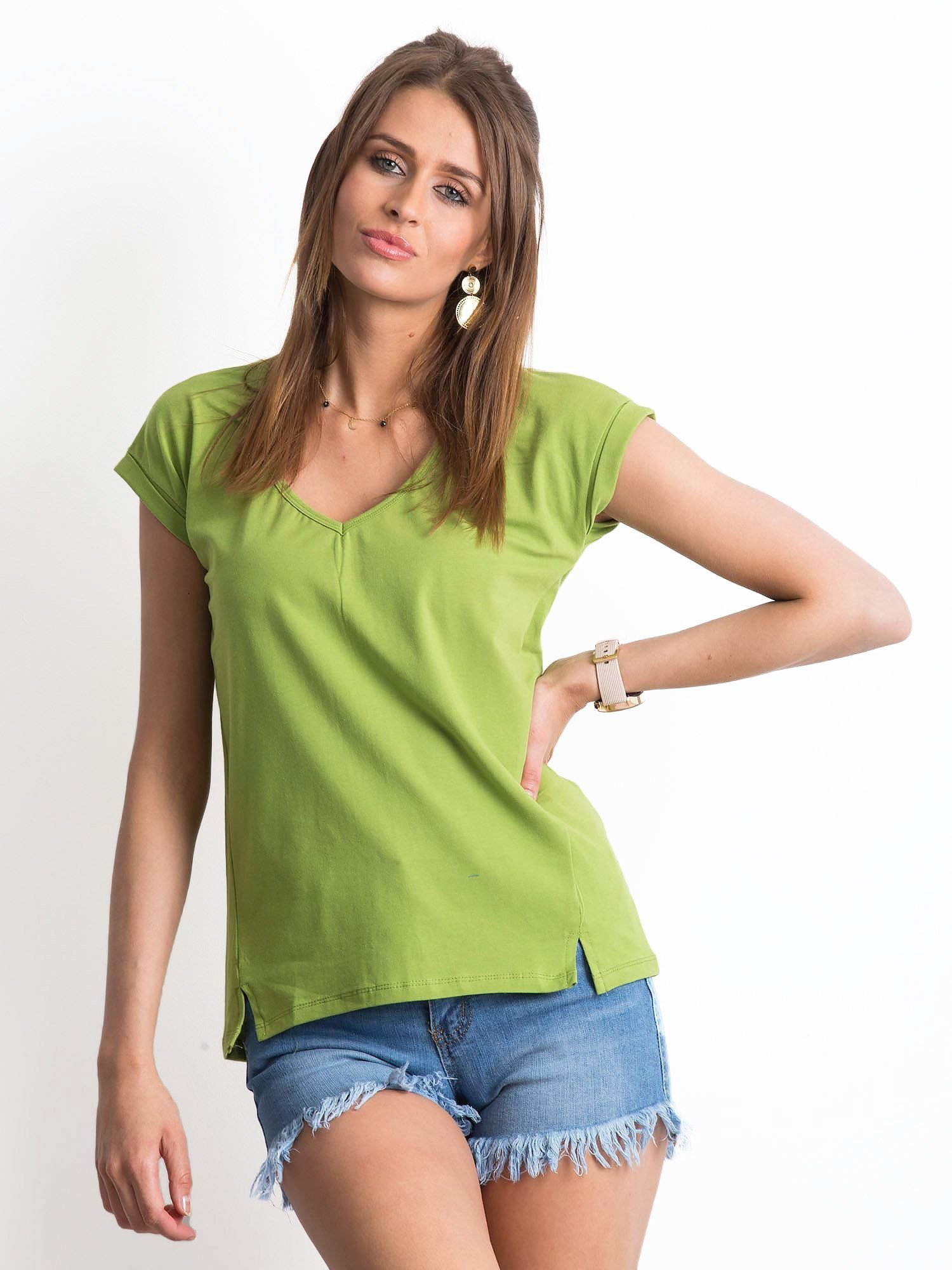 T-shirt Jasny zielony