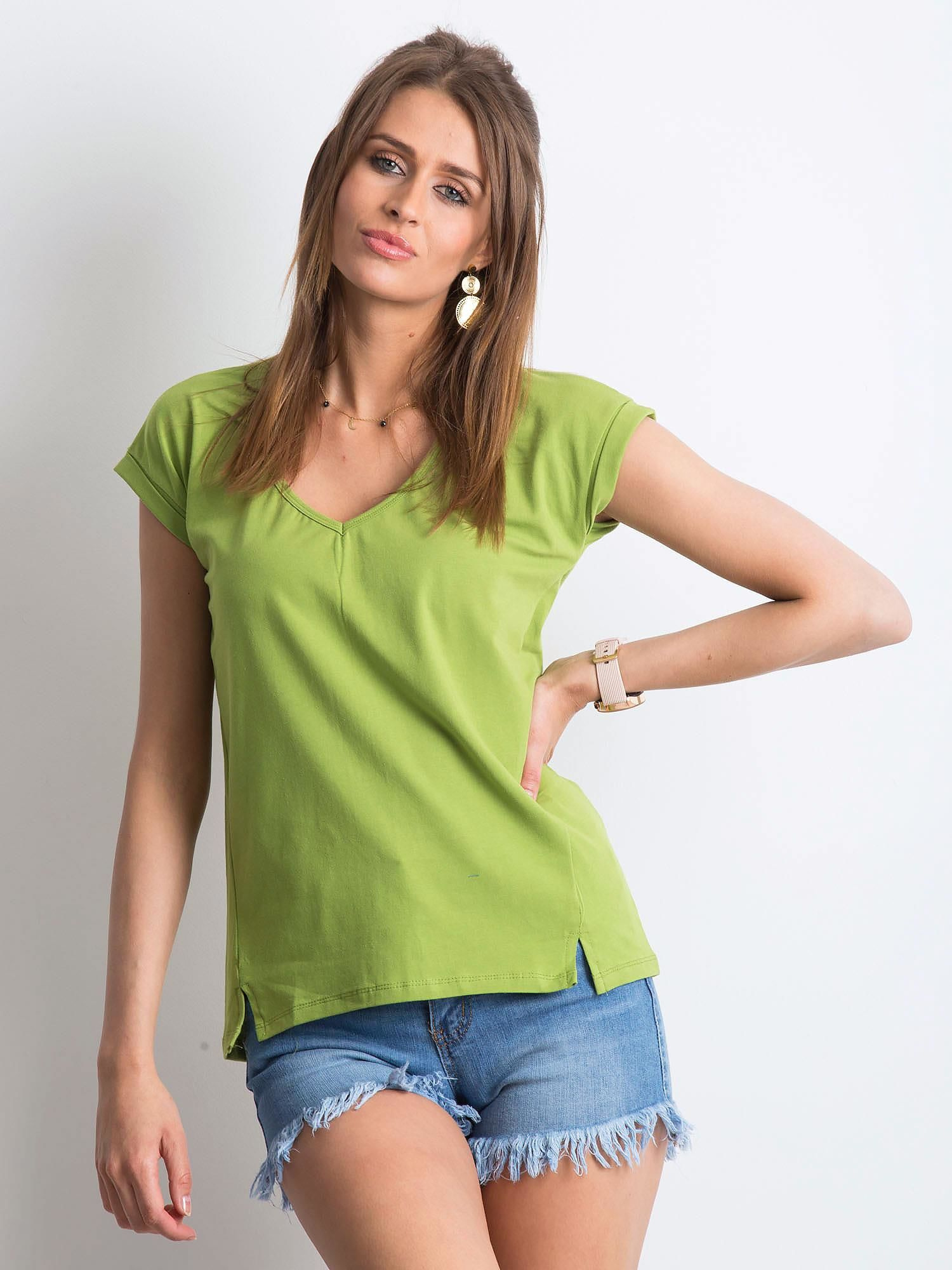 T-shirt Jasny zielony