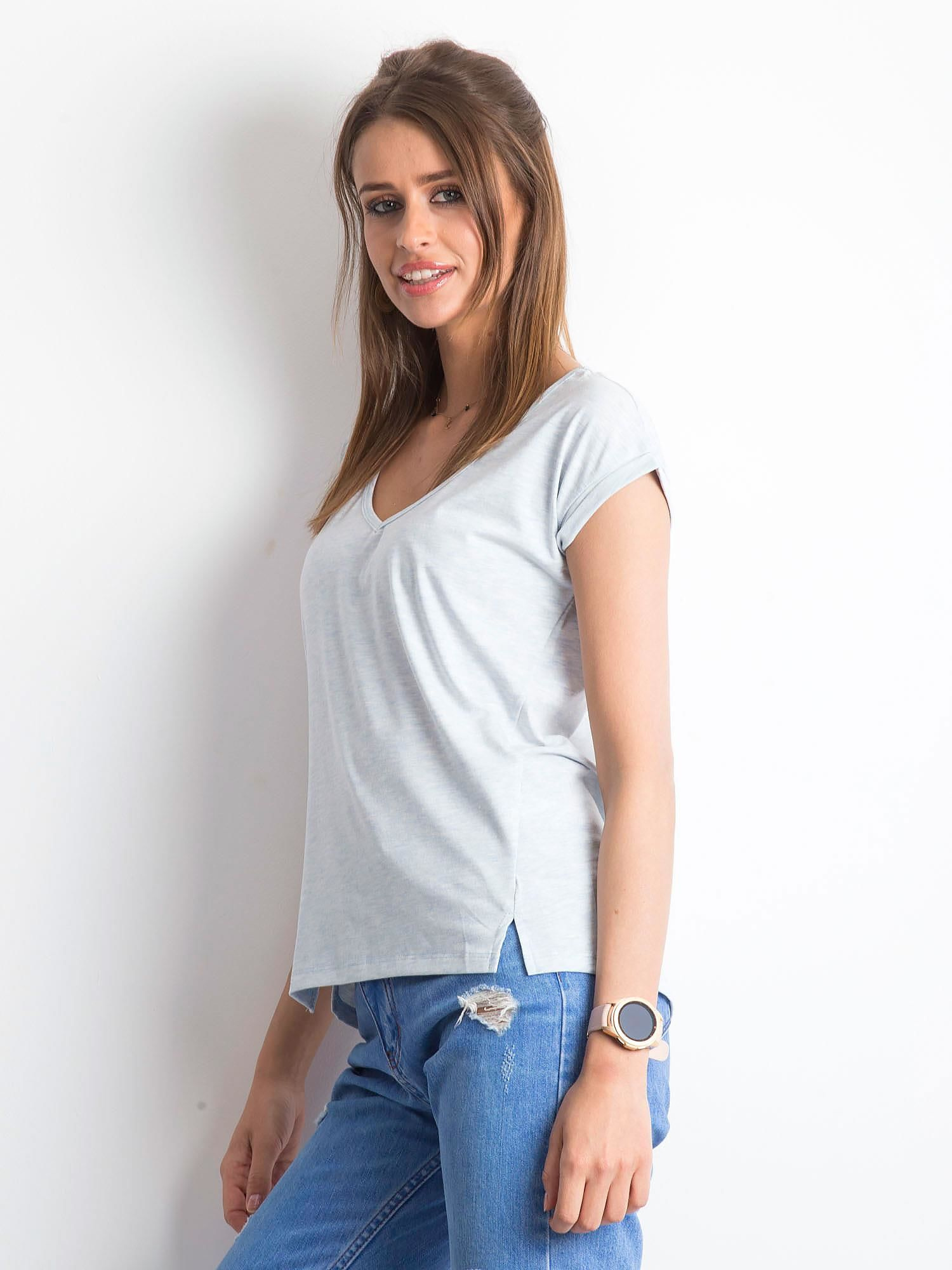 T-shirt Jasny niebieski