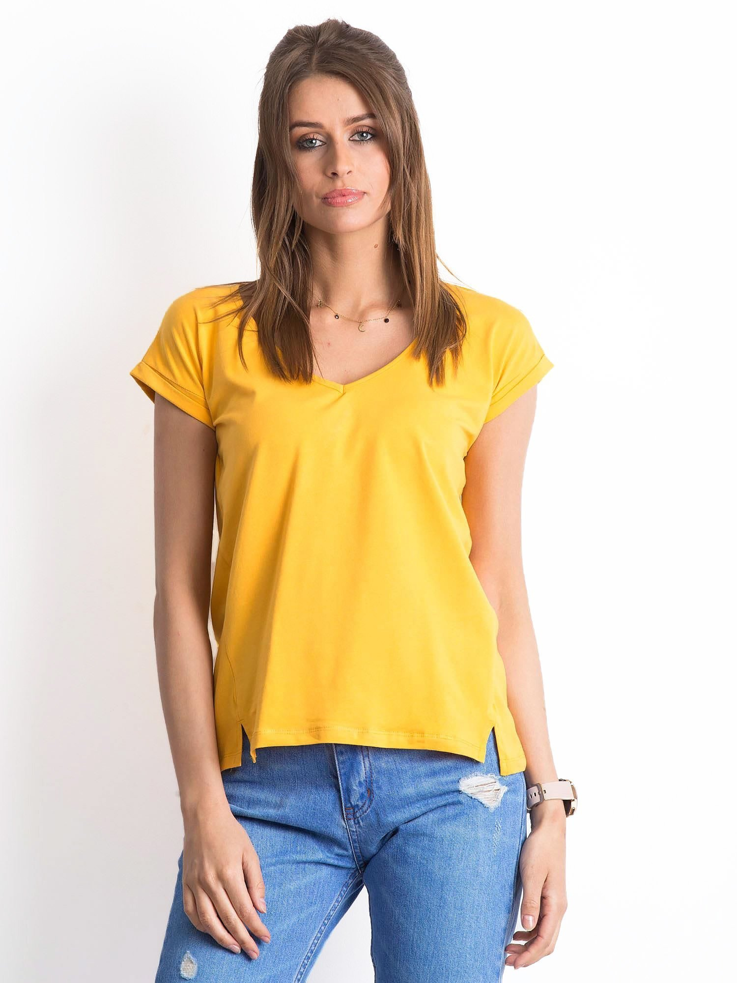 T-shirt Jasny pomarańczowy