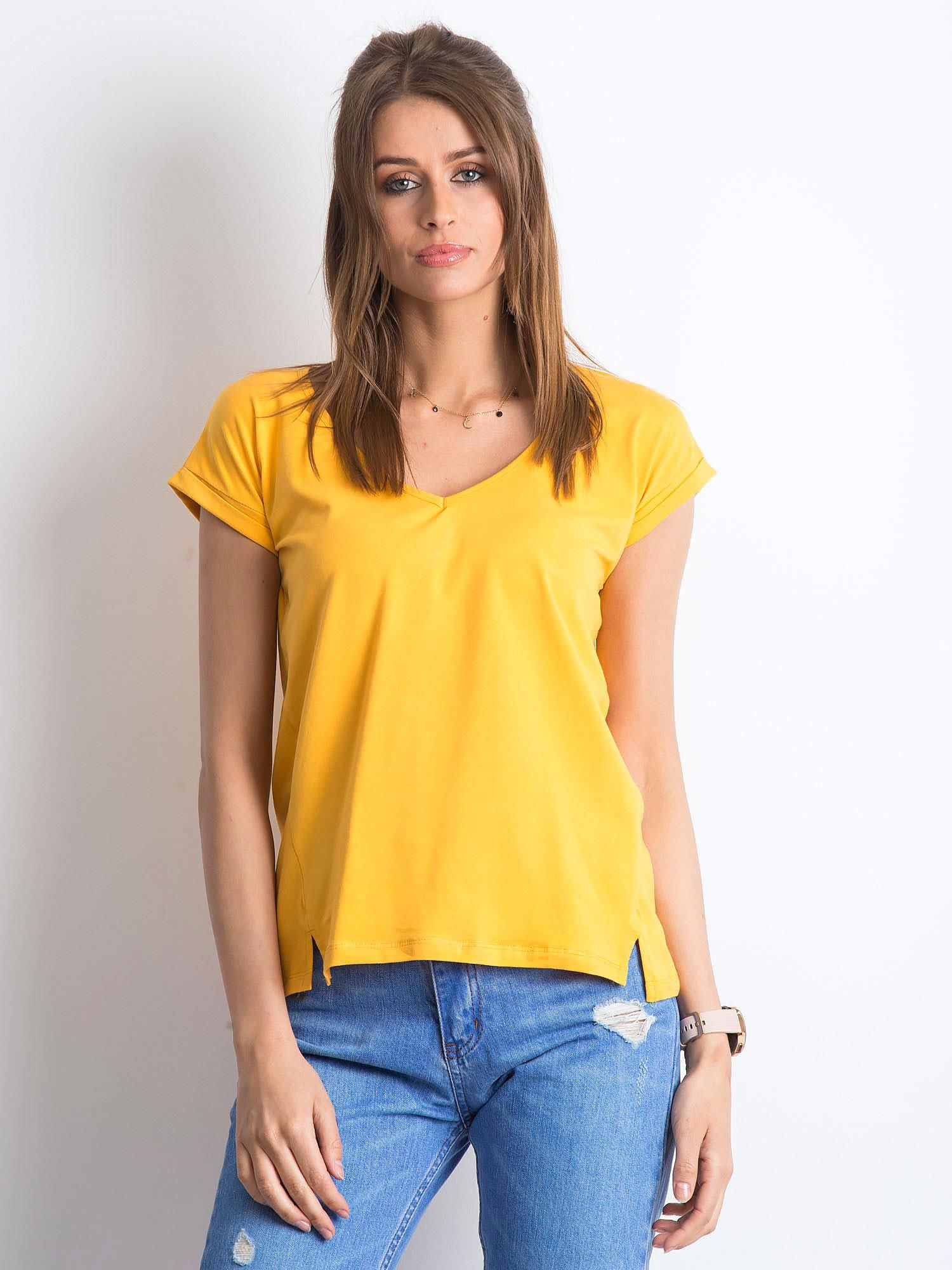 T-shirt Jasny pomarańczowy