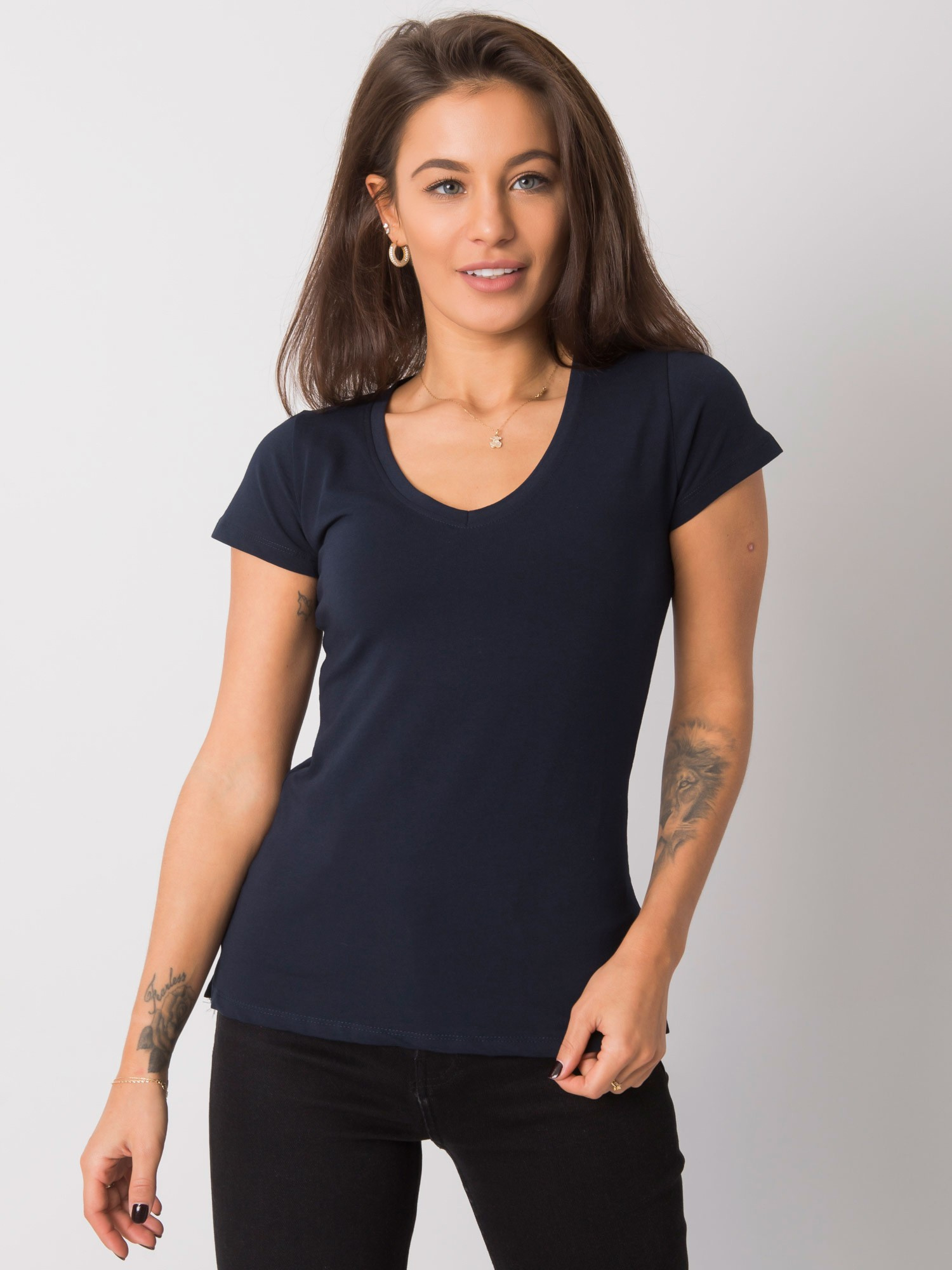 T-shirt Granatowy