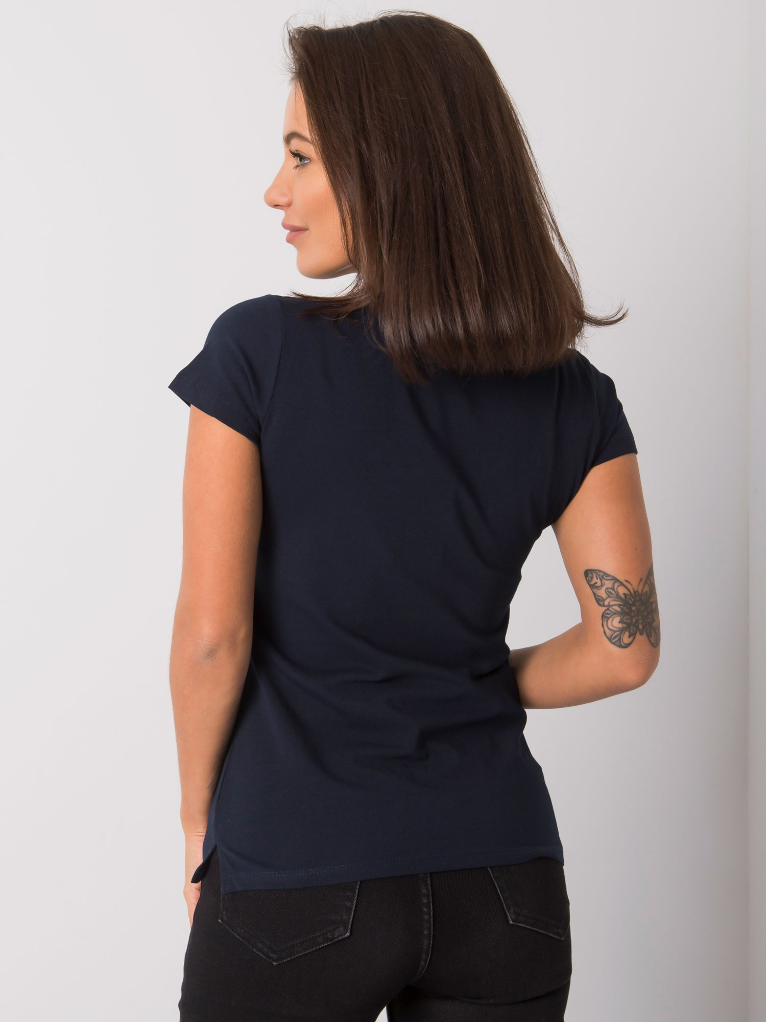 T-shirt Granatowy