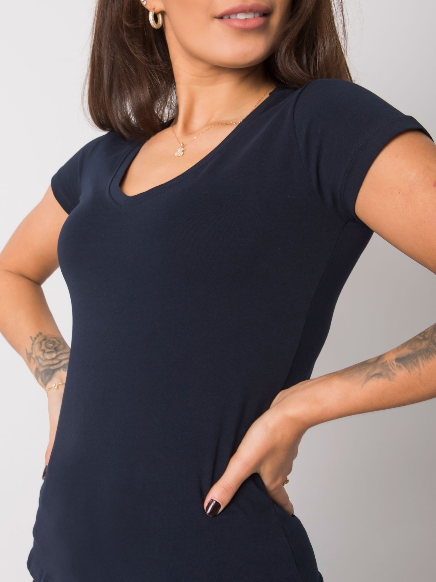 T-shirt Granatowy
