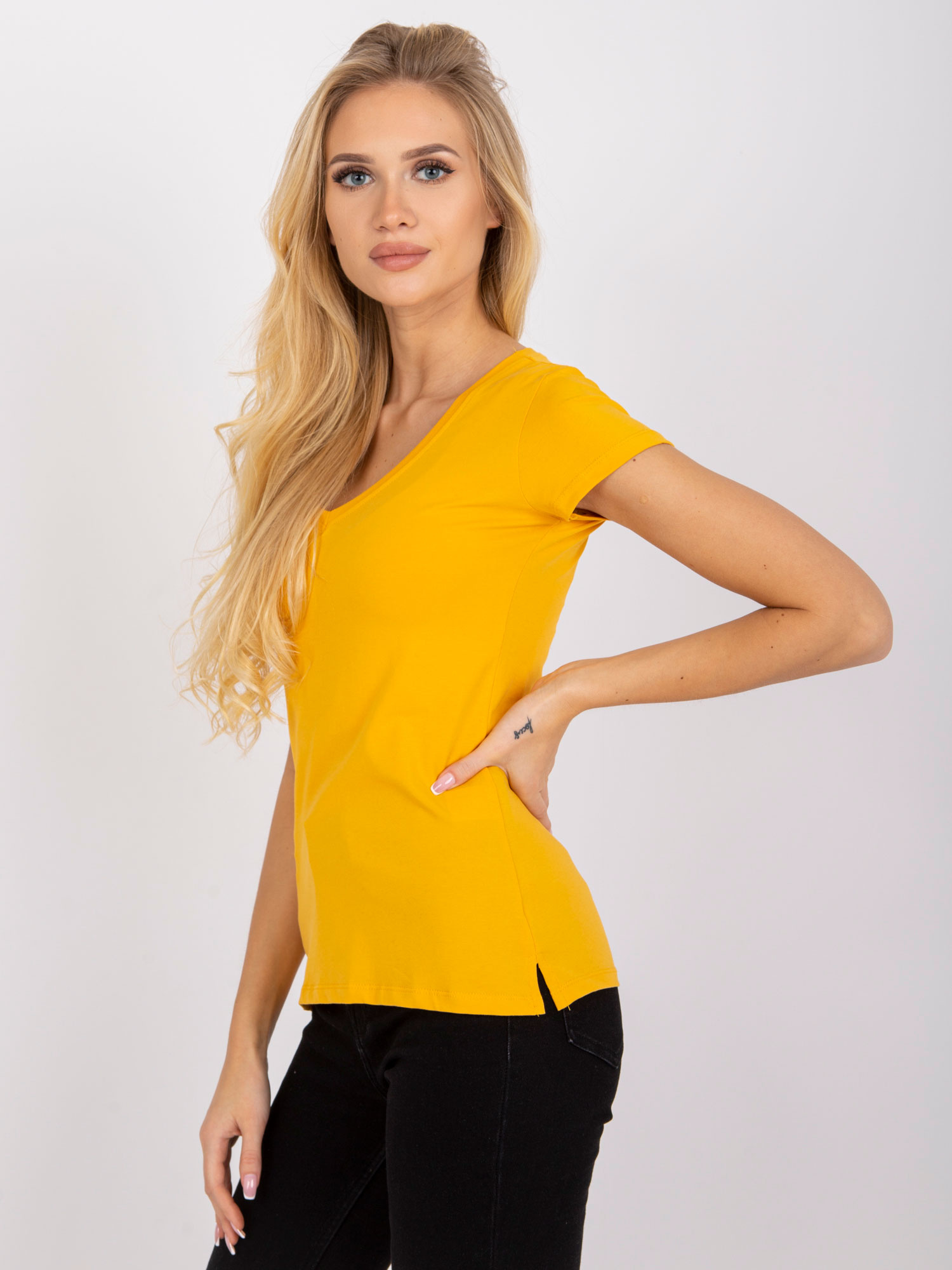 T-shirt Jasny pomarańczowy