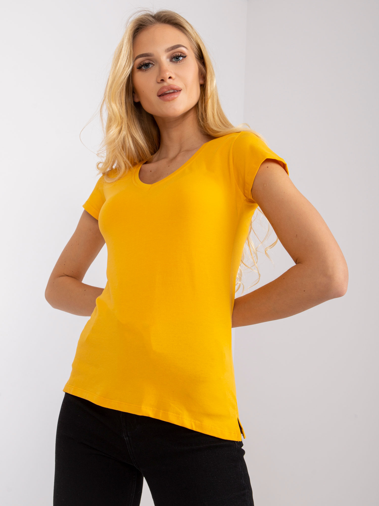 T-shirt Jasny pomarańczowy