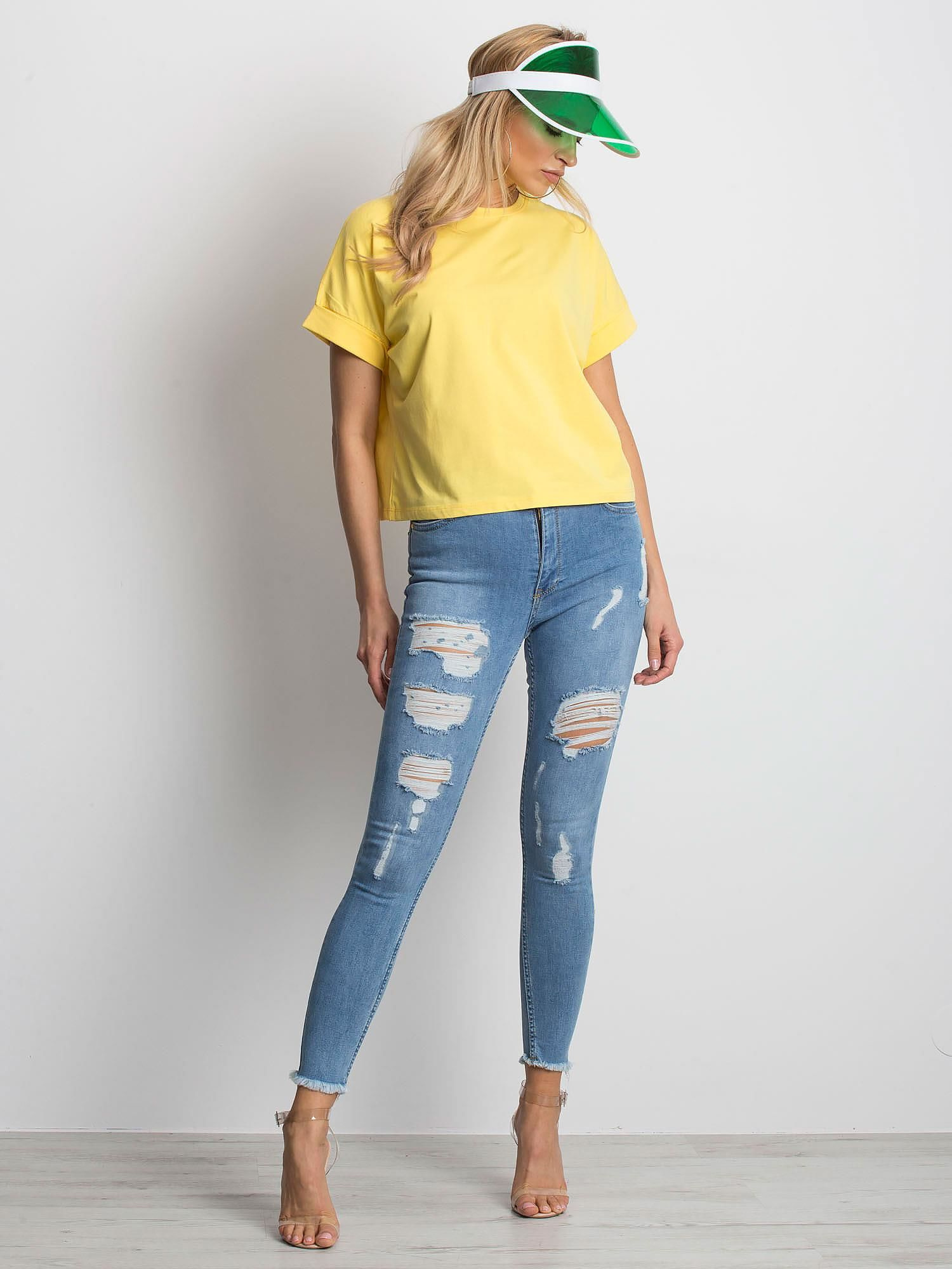 T-shirt żółty