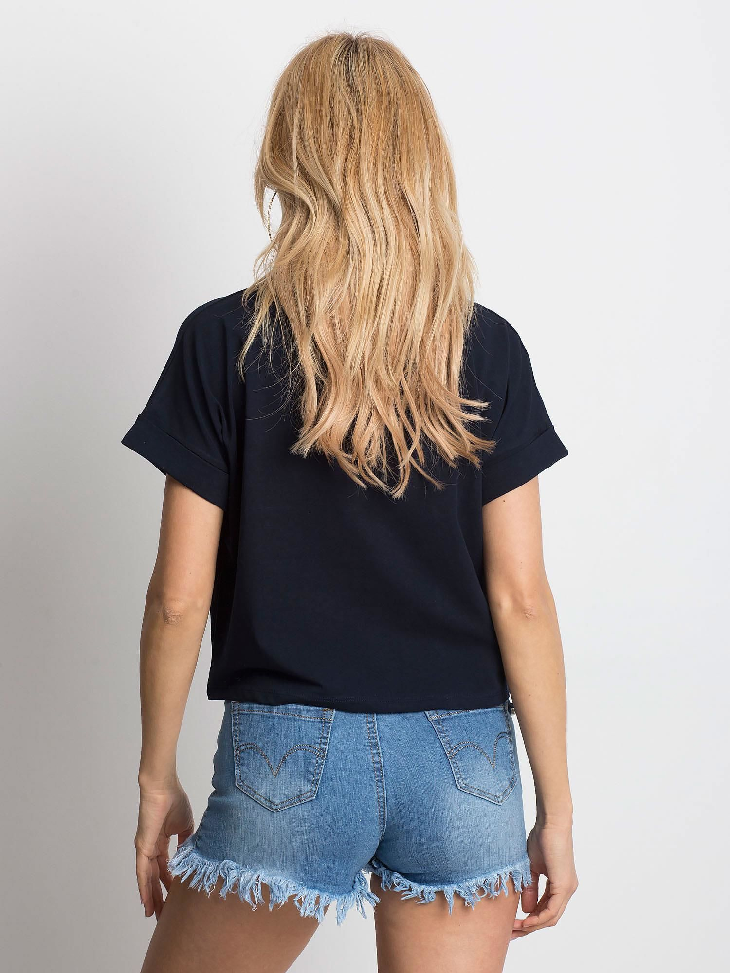 T-shirt Granatowy