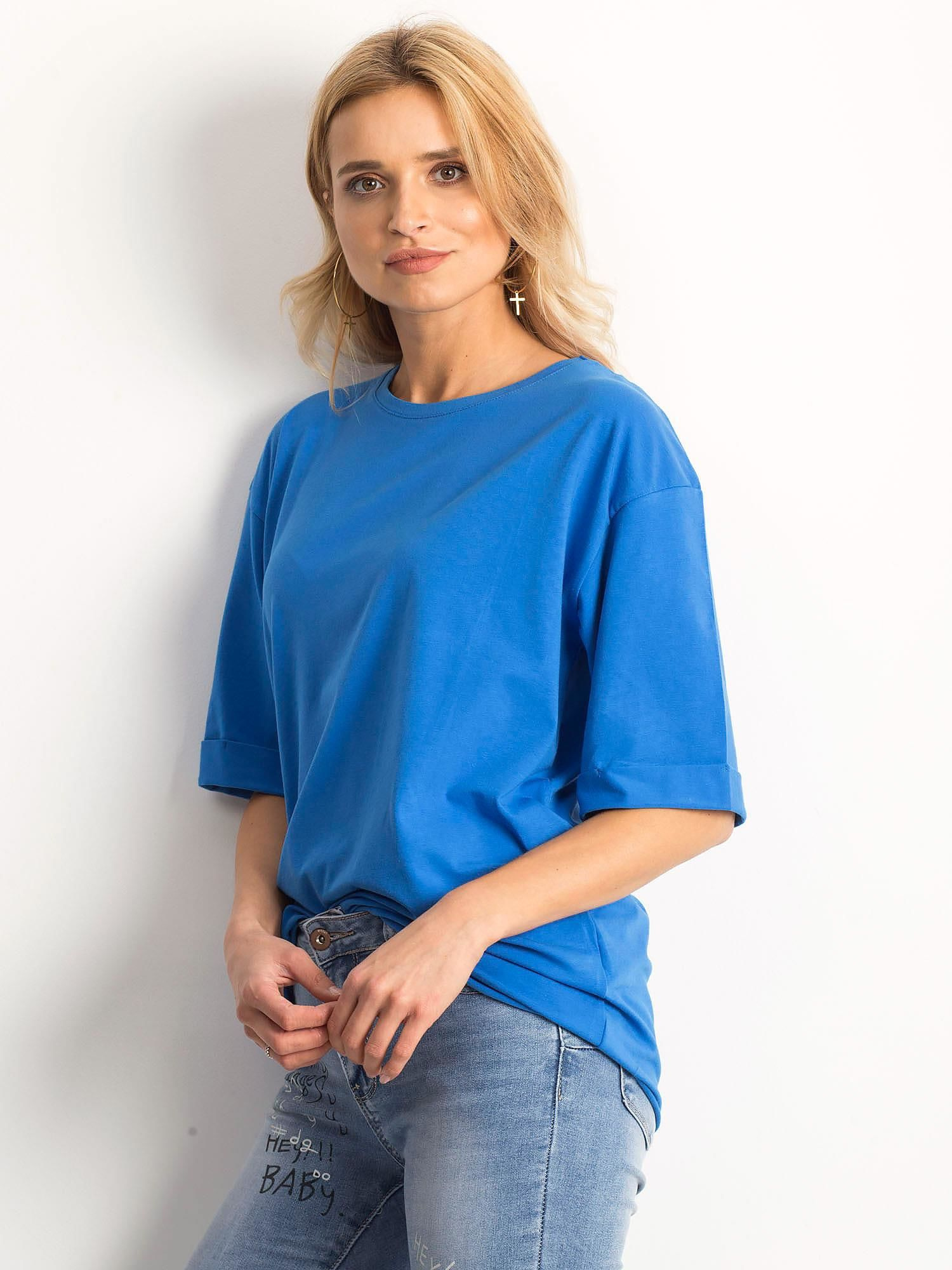 Bluzka Ciemny niebieski
