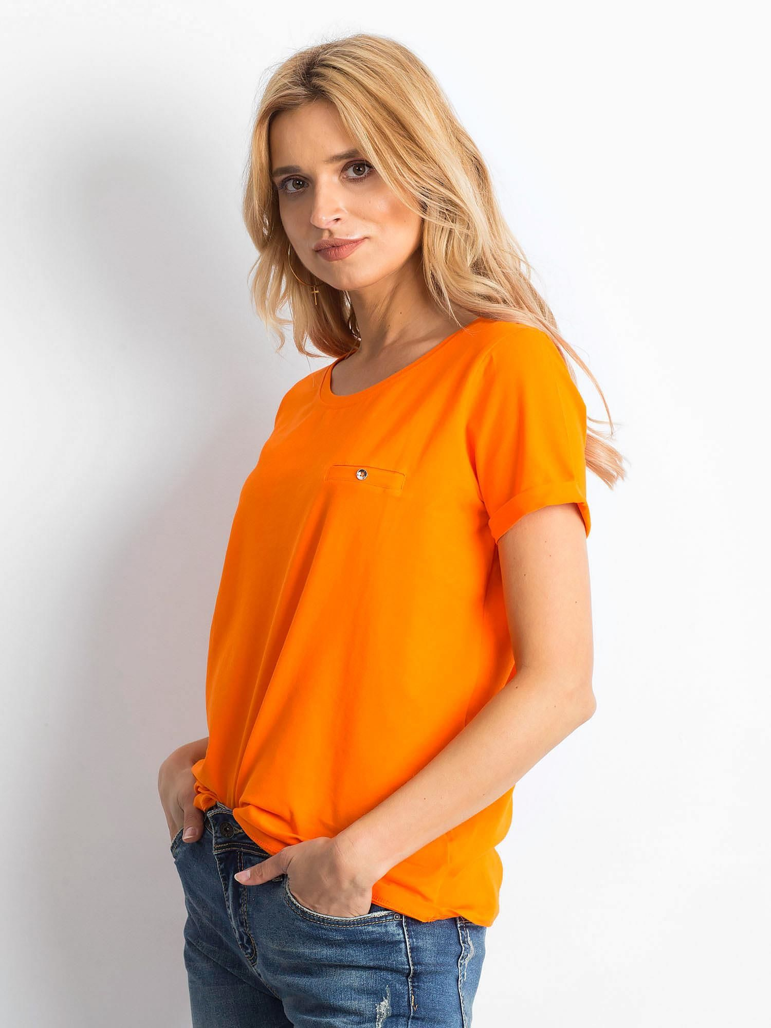 T-shirt Pomarańczowy