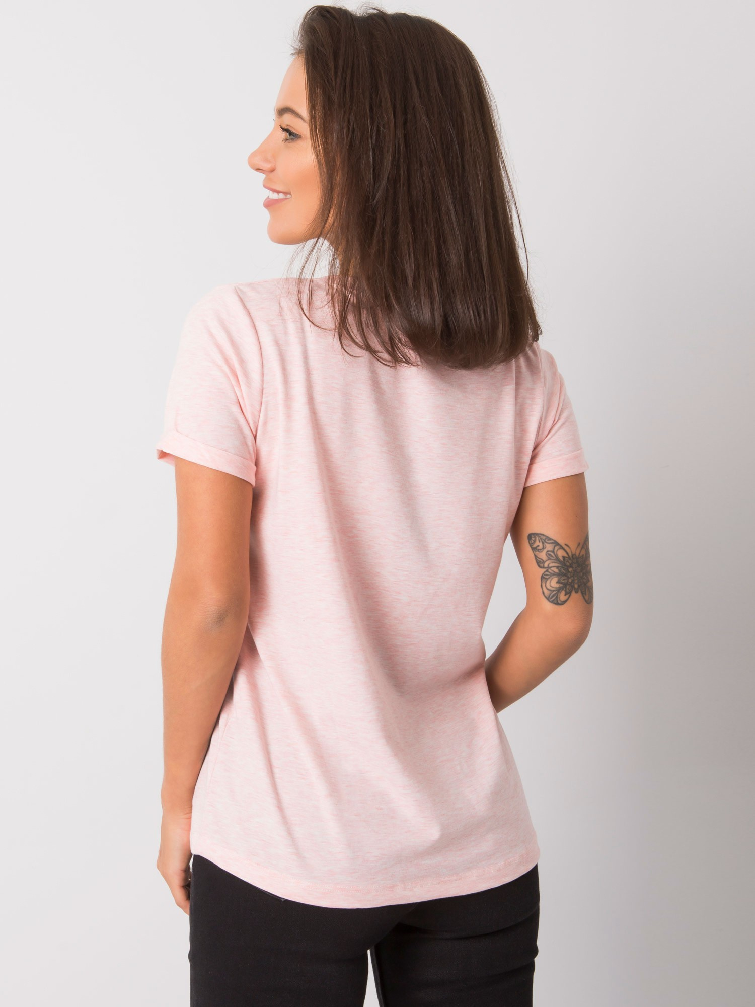 T-shirt Jasny różowy