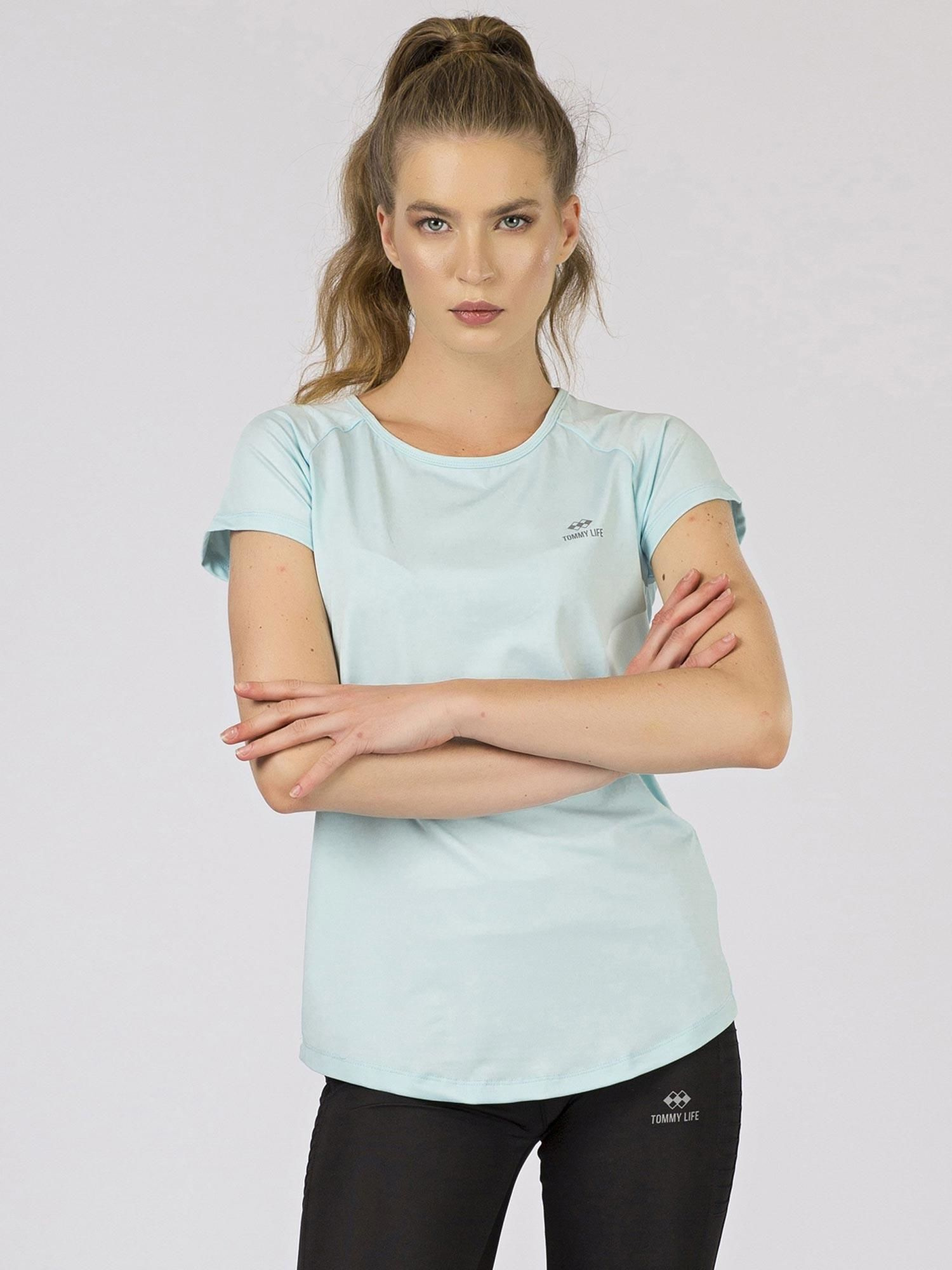 T-shirt Jasny niebieski