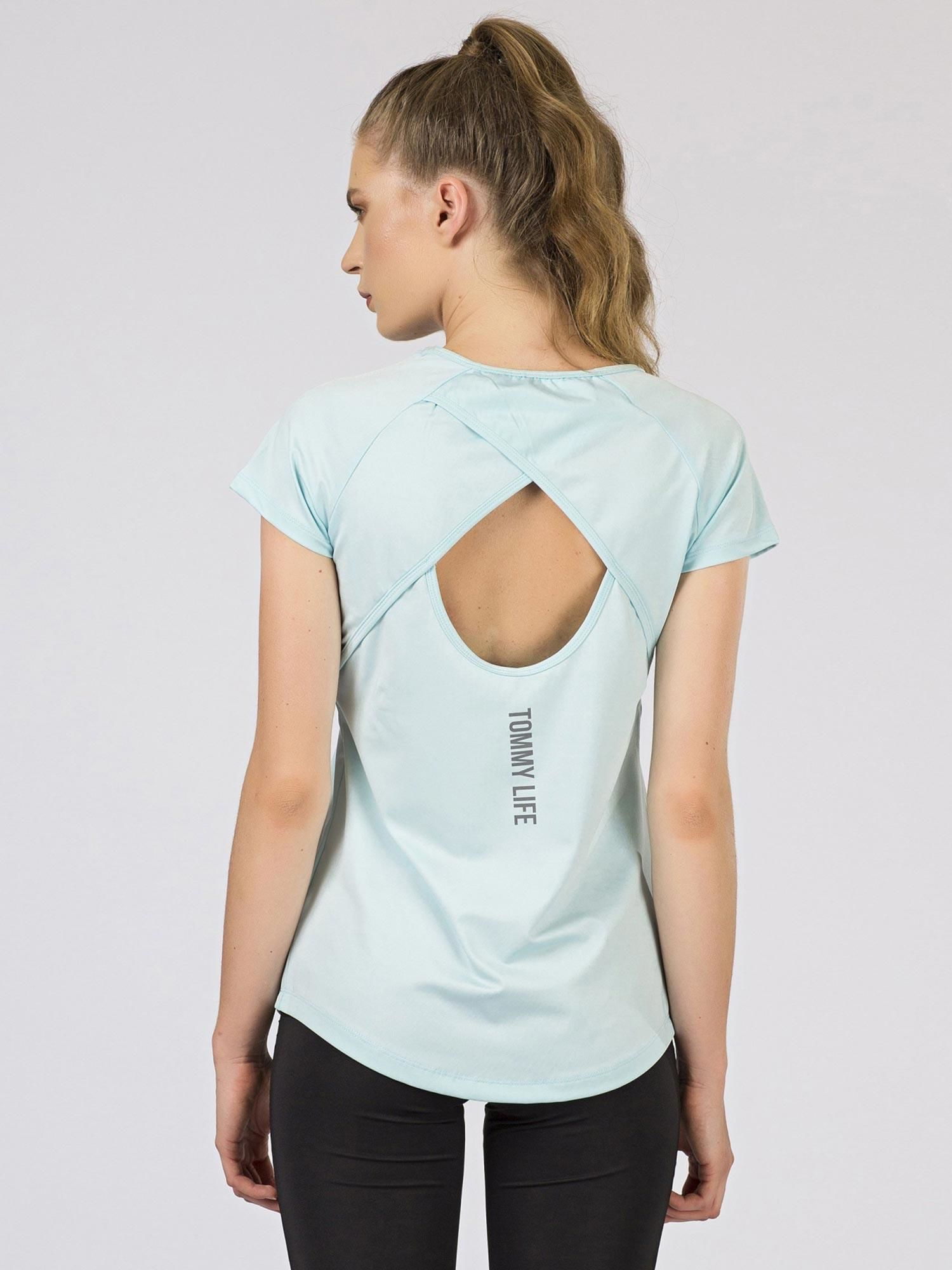 T-shirt Jasny niebieski