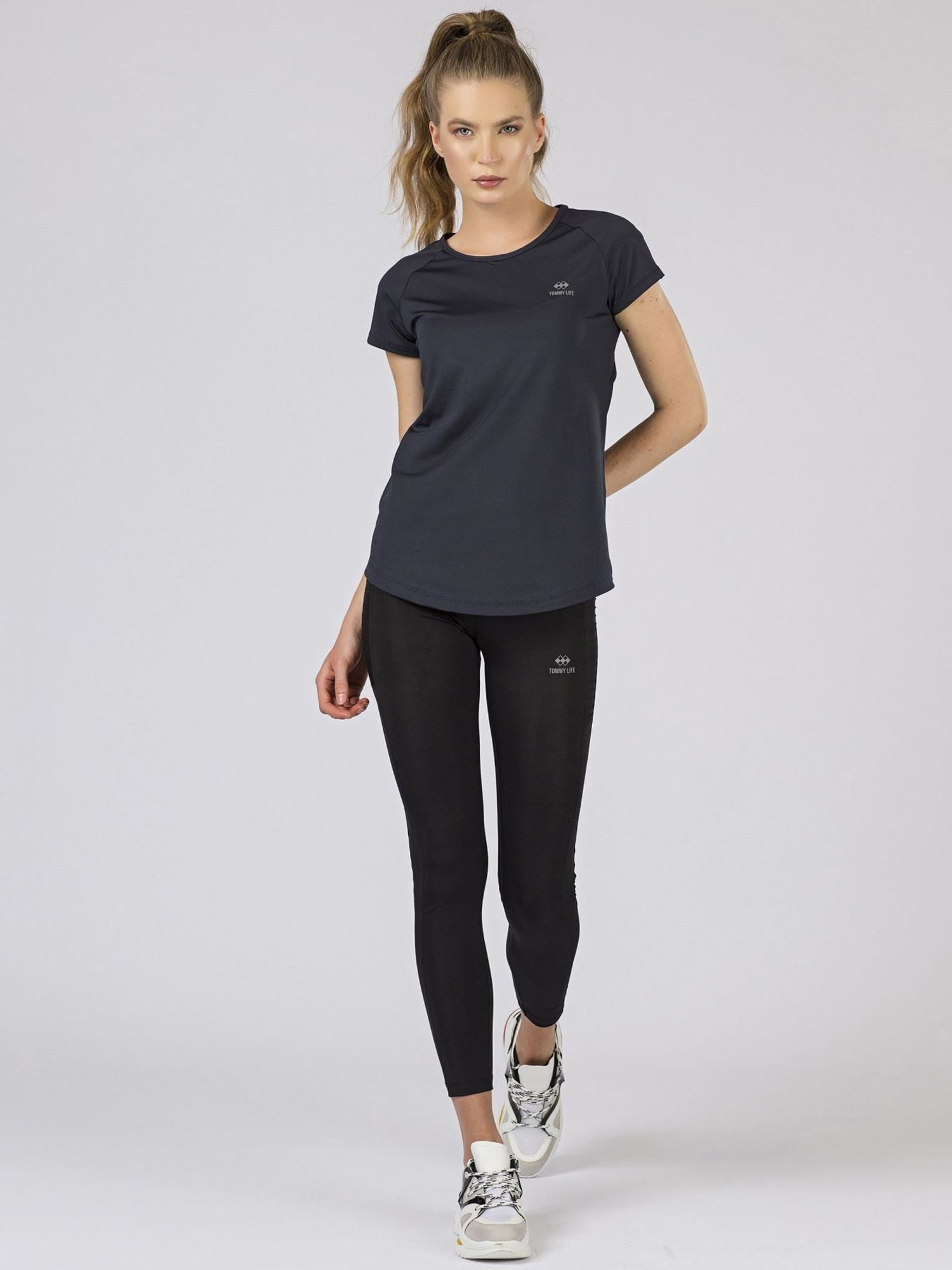 T-shirt Granatowy