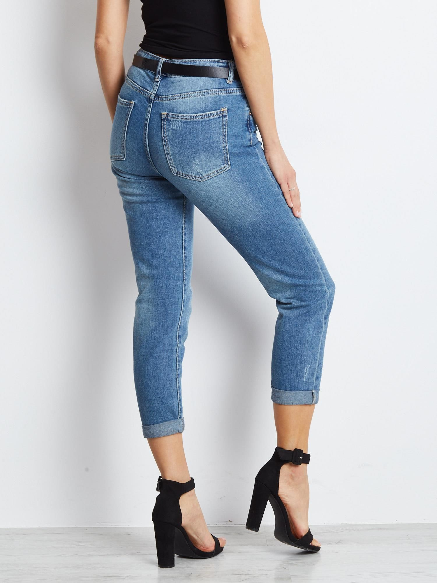 Spodnie jeans Niebieski