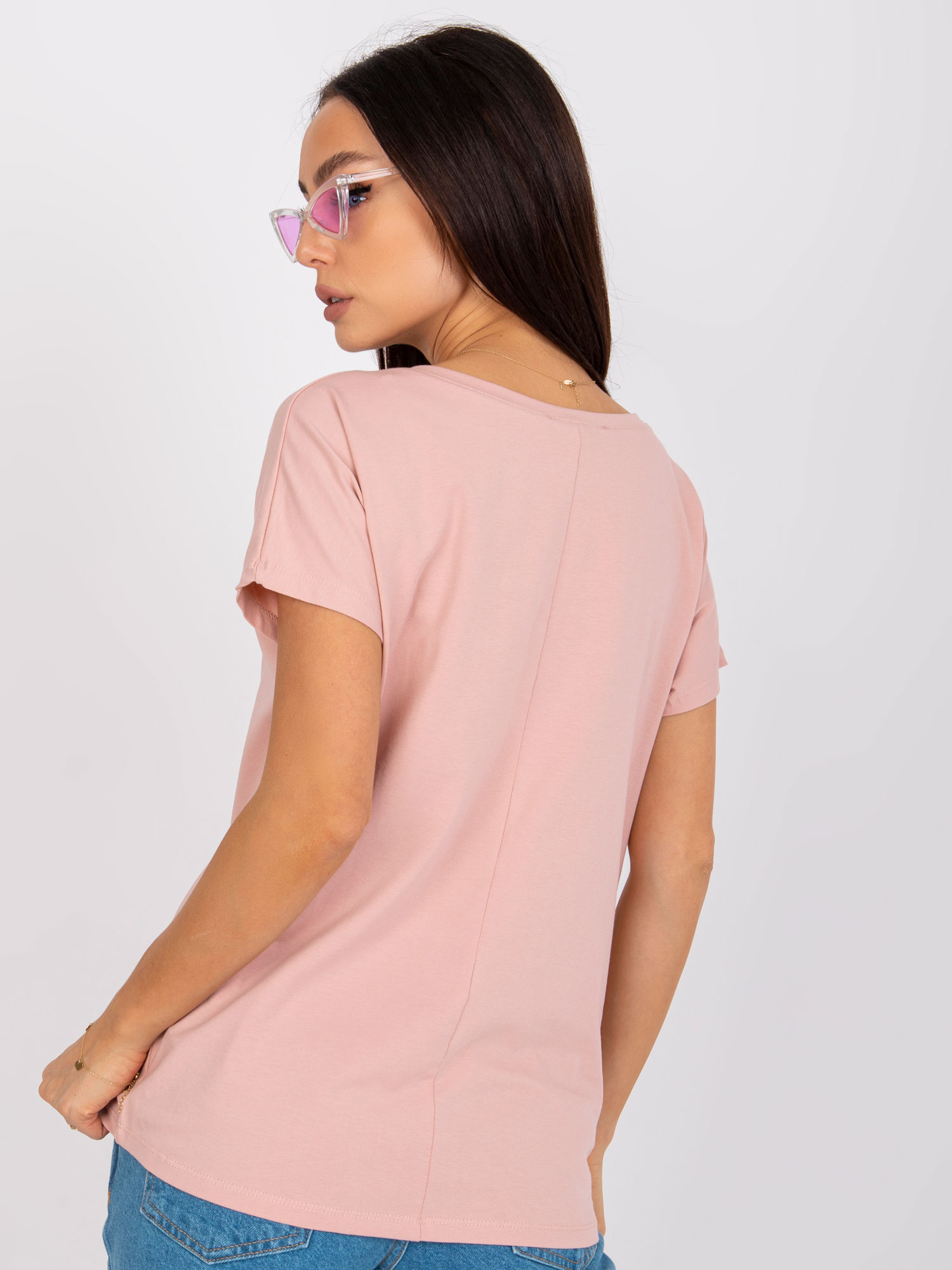T-shirt Jasny różowy