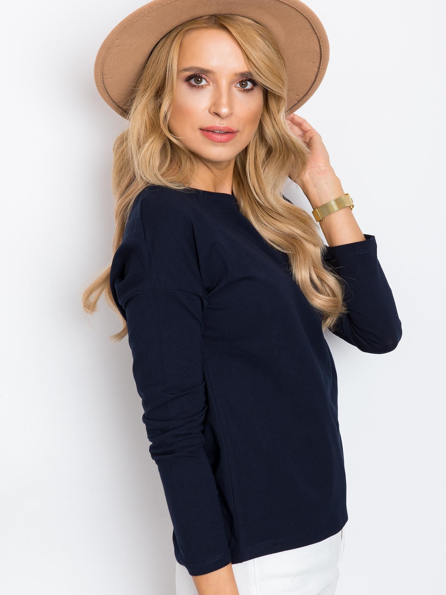 Bluzka Granatowy