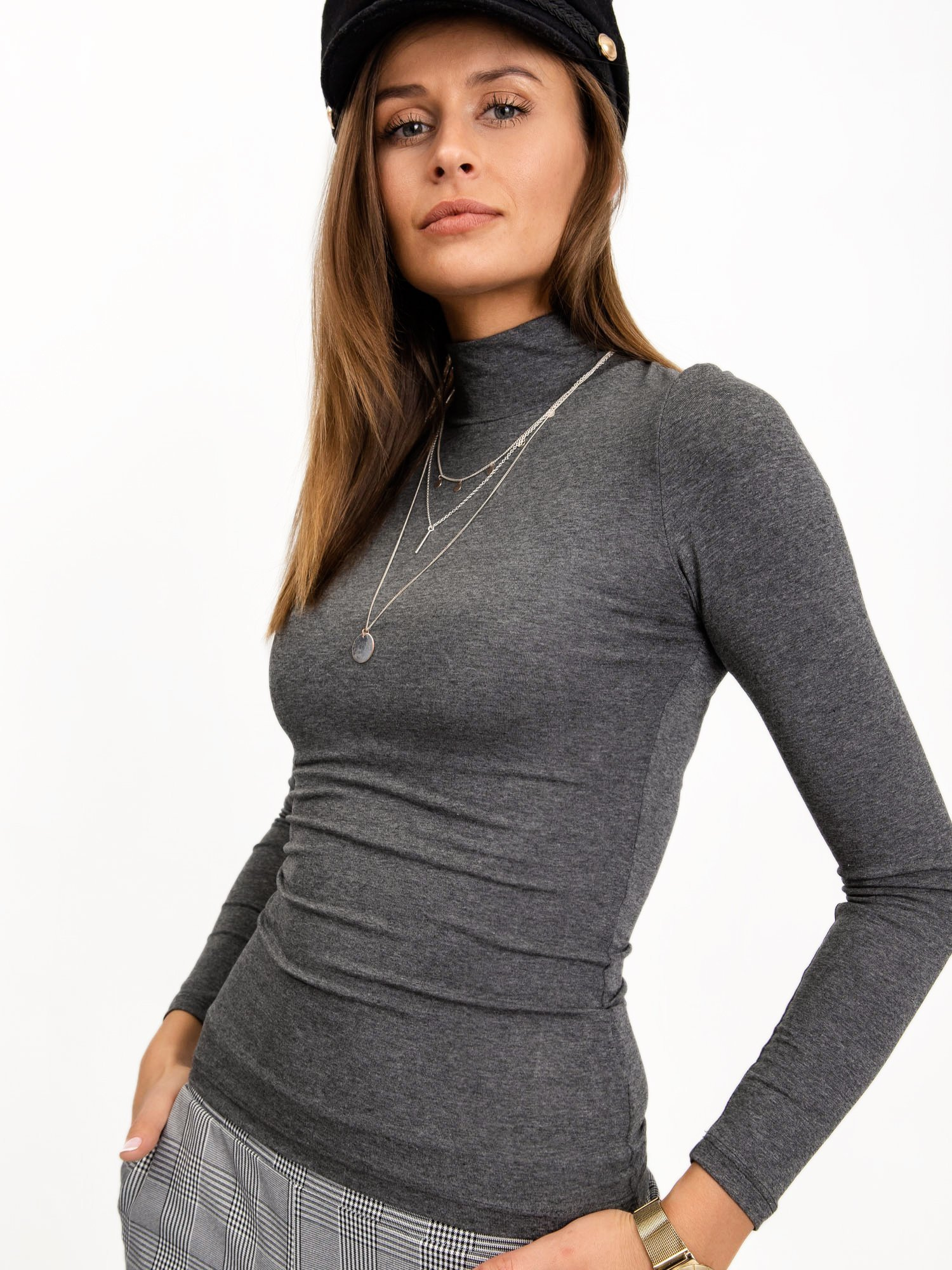 Bluzka Ciemny szary