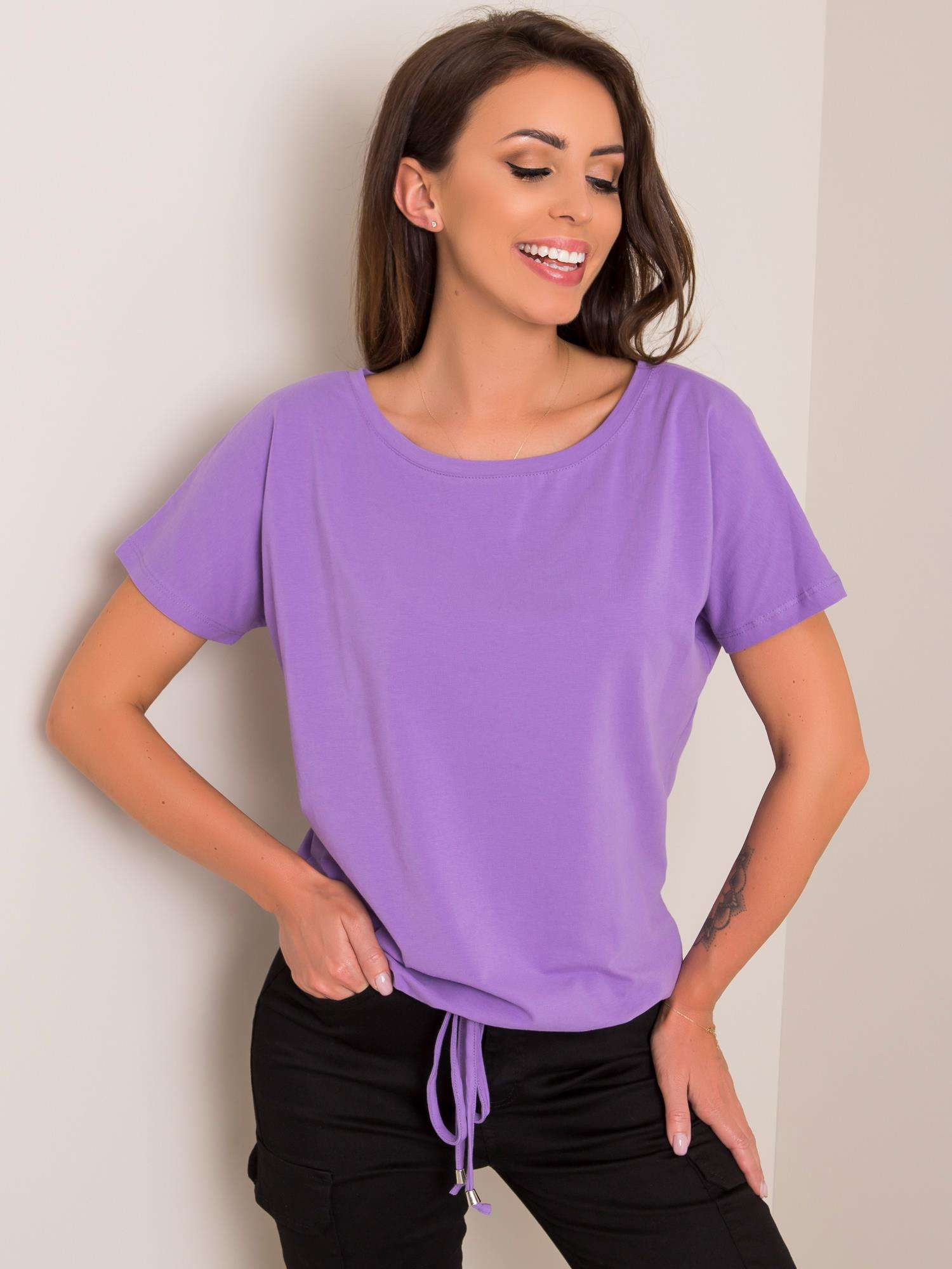 T-shirt Fioletowy