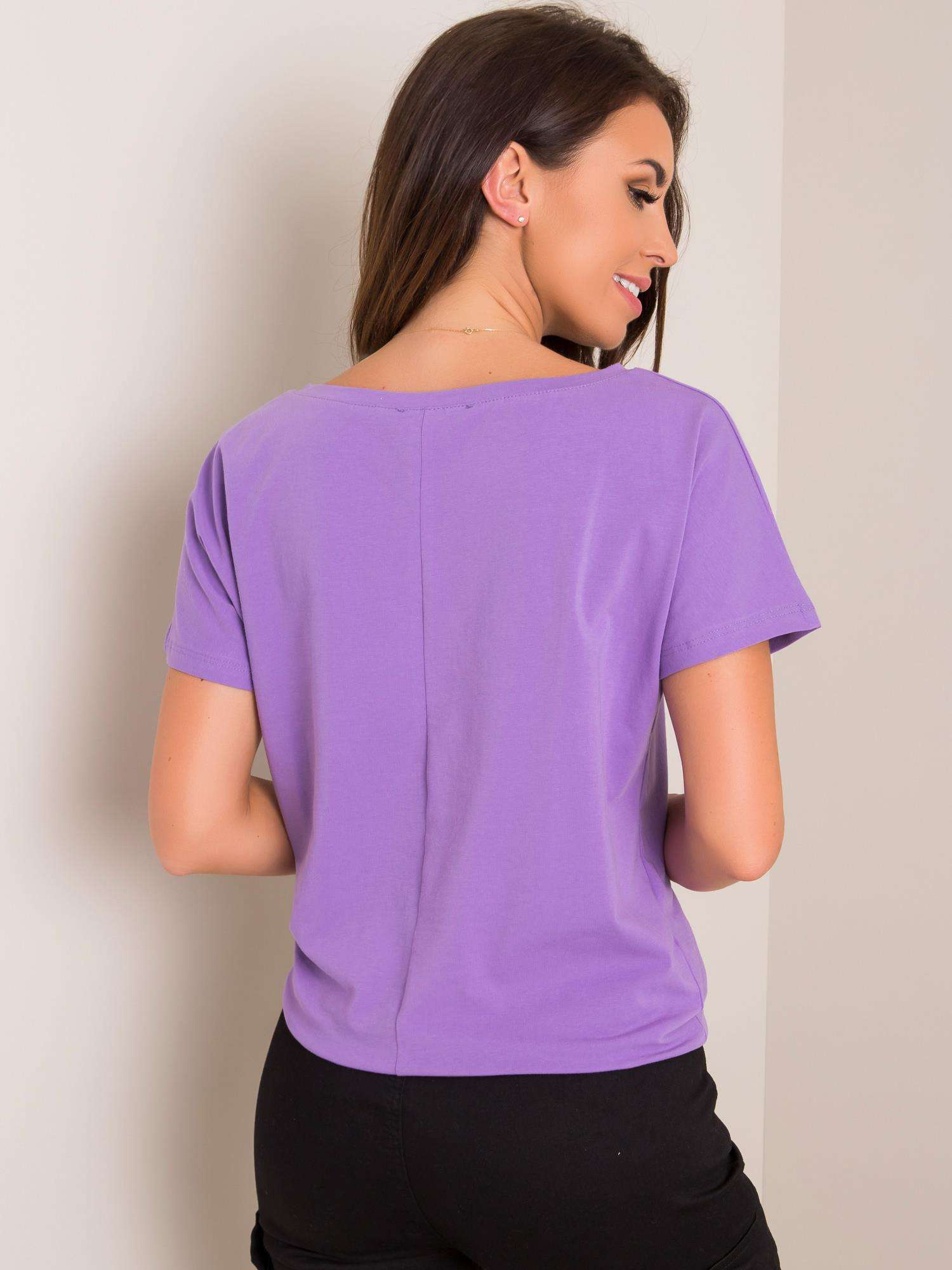 T-shirt Fioletowy