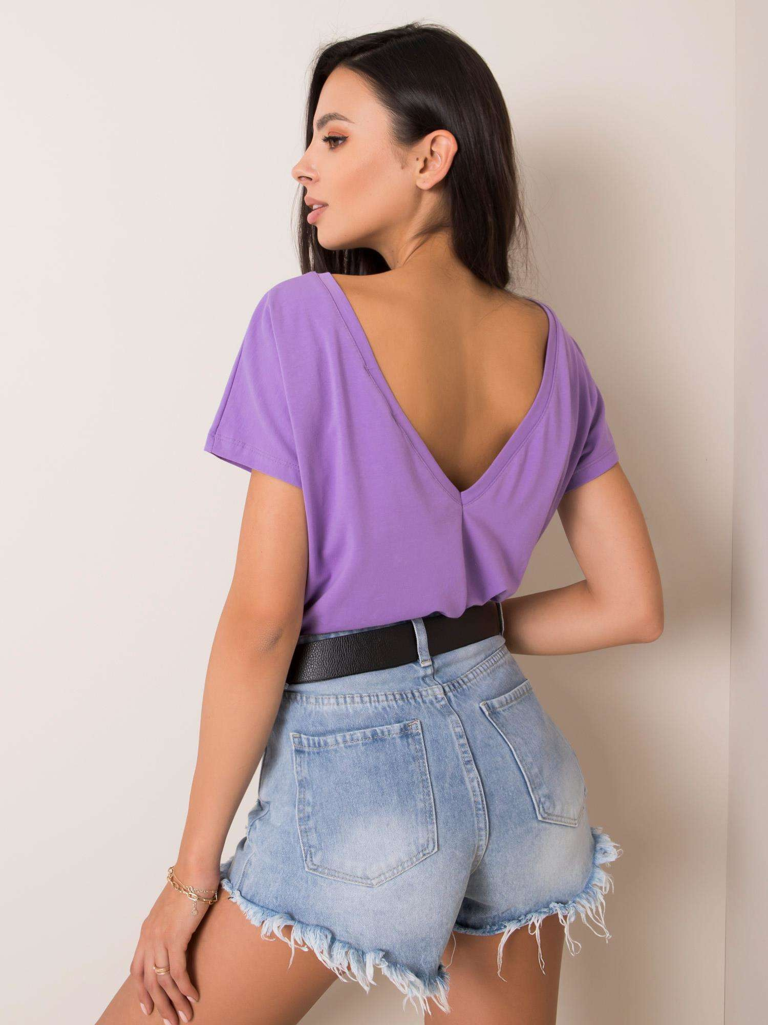 T-shirt Fioletowy