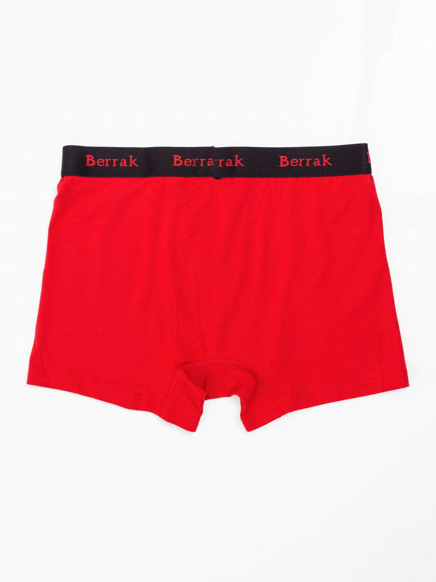 Bokserki Czerwony