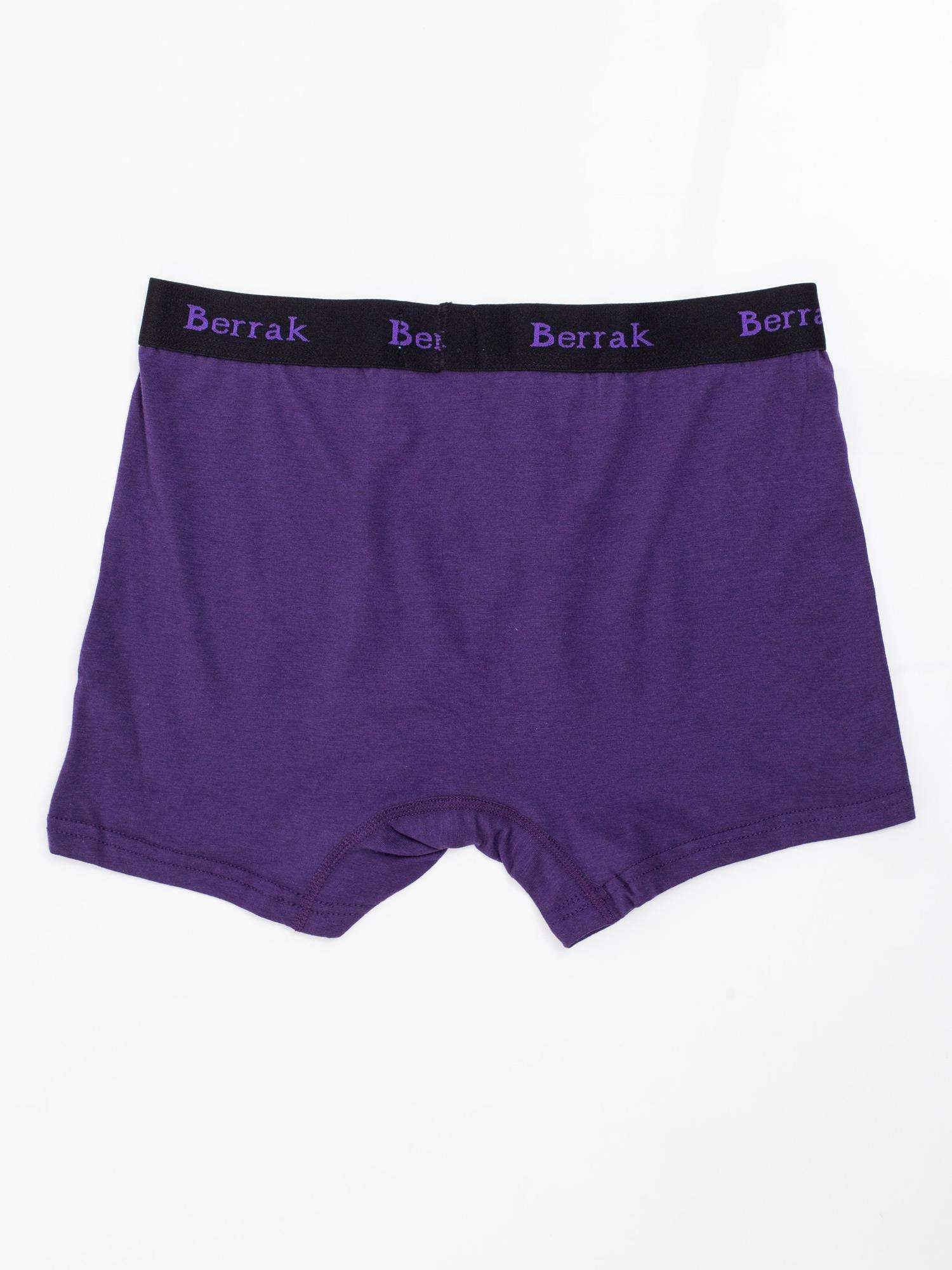 Bokserki Ciemny fioletowy