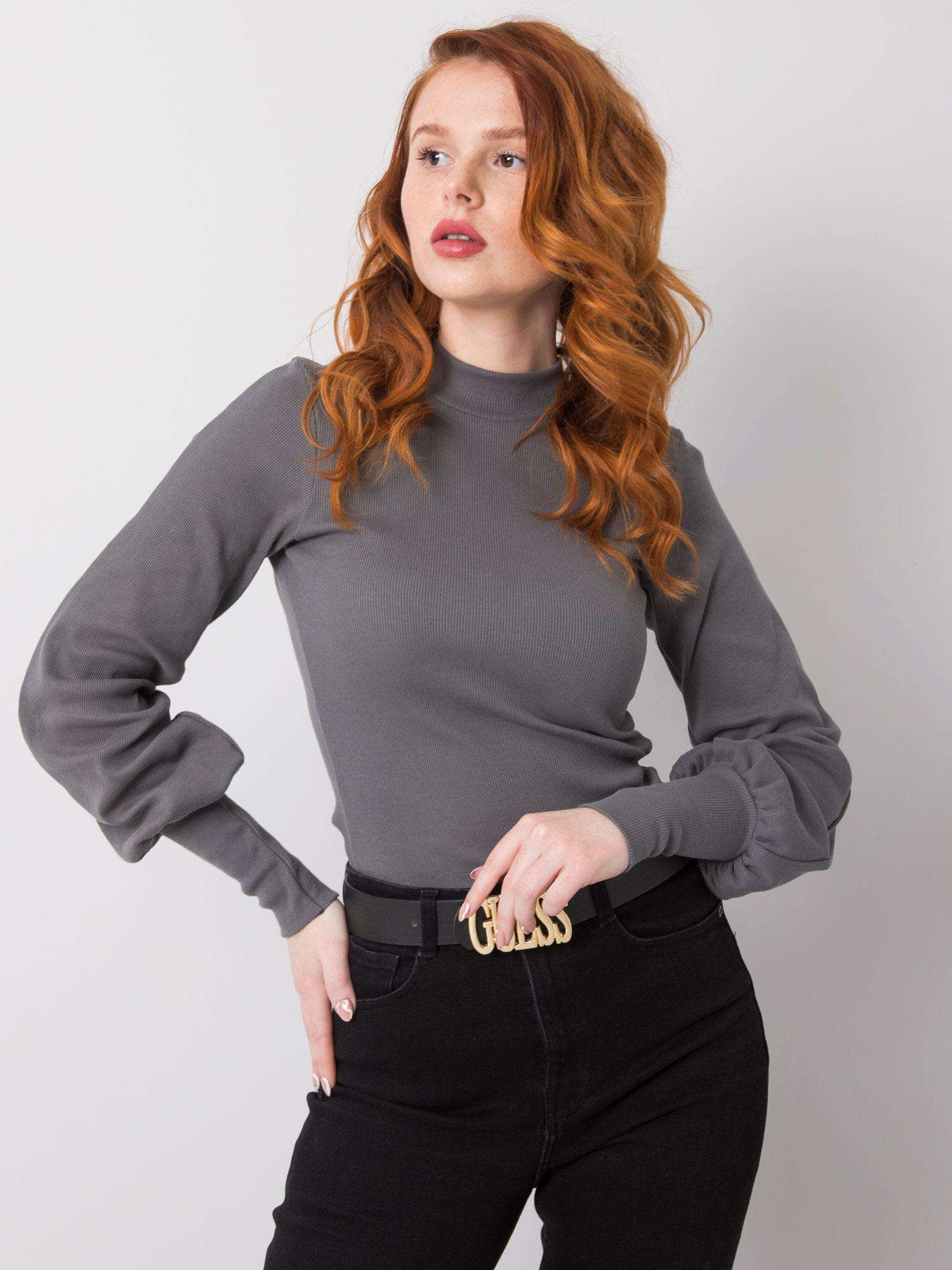 Bluzka Ciemny szary