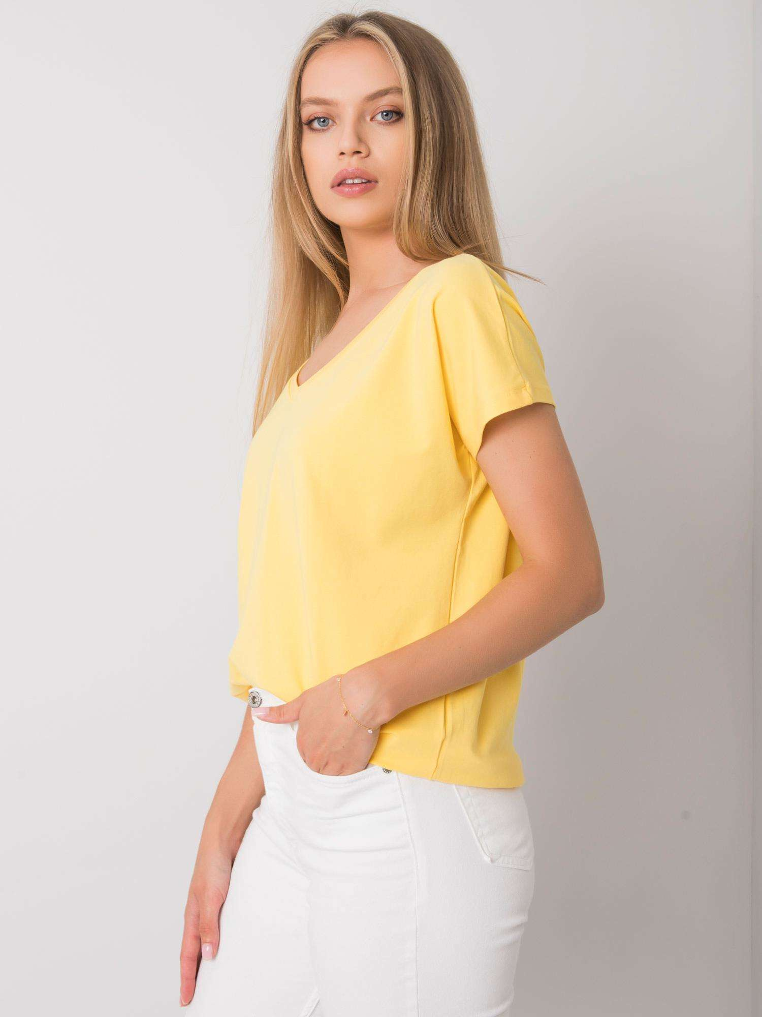 T-shirt żółty