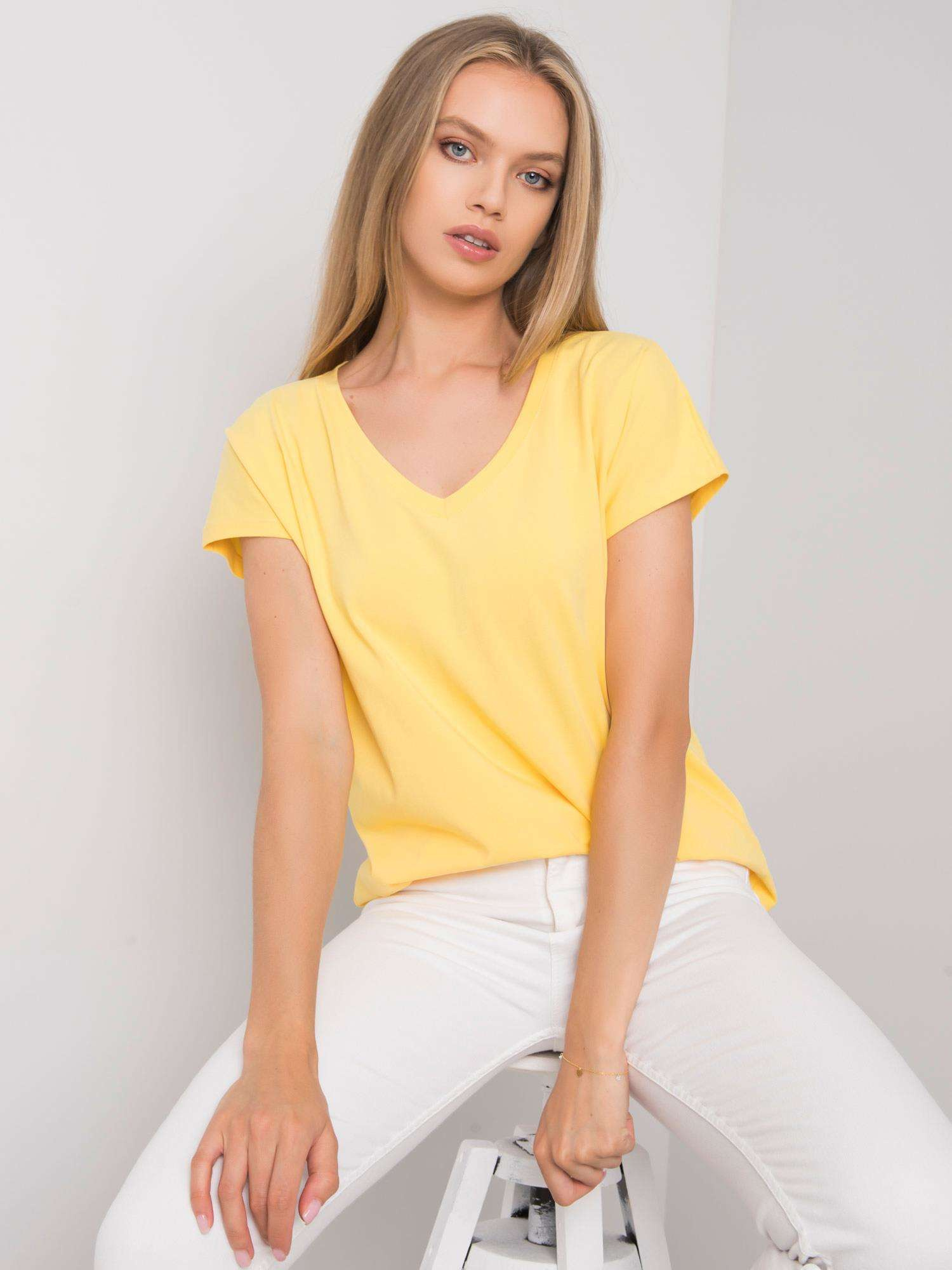 T-shirt żółty