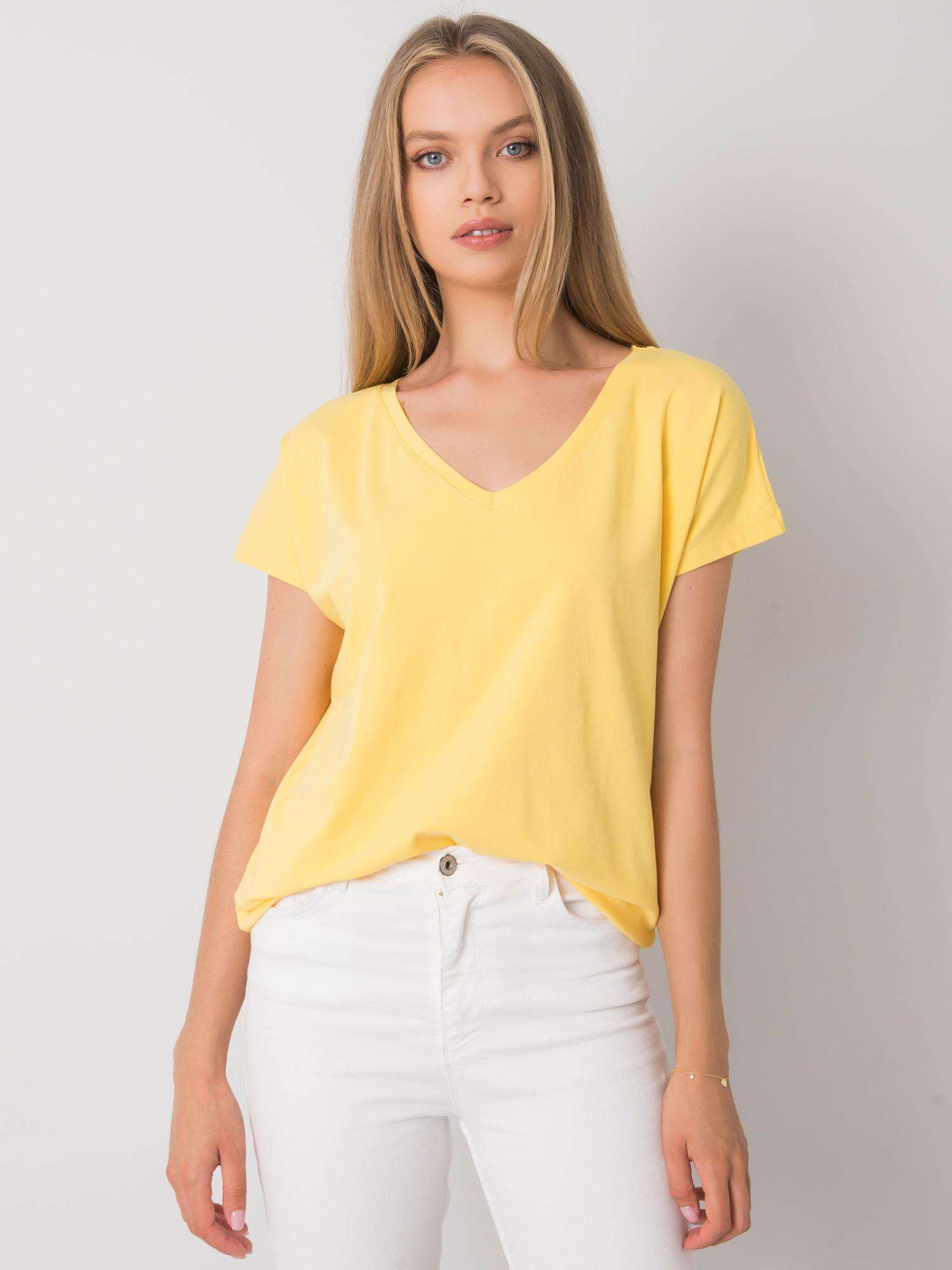T-shirt żółty