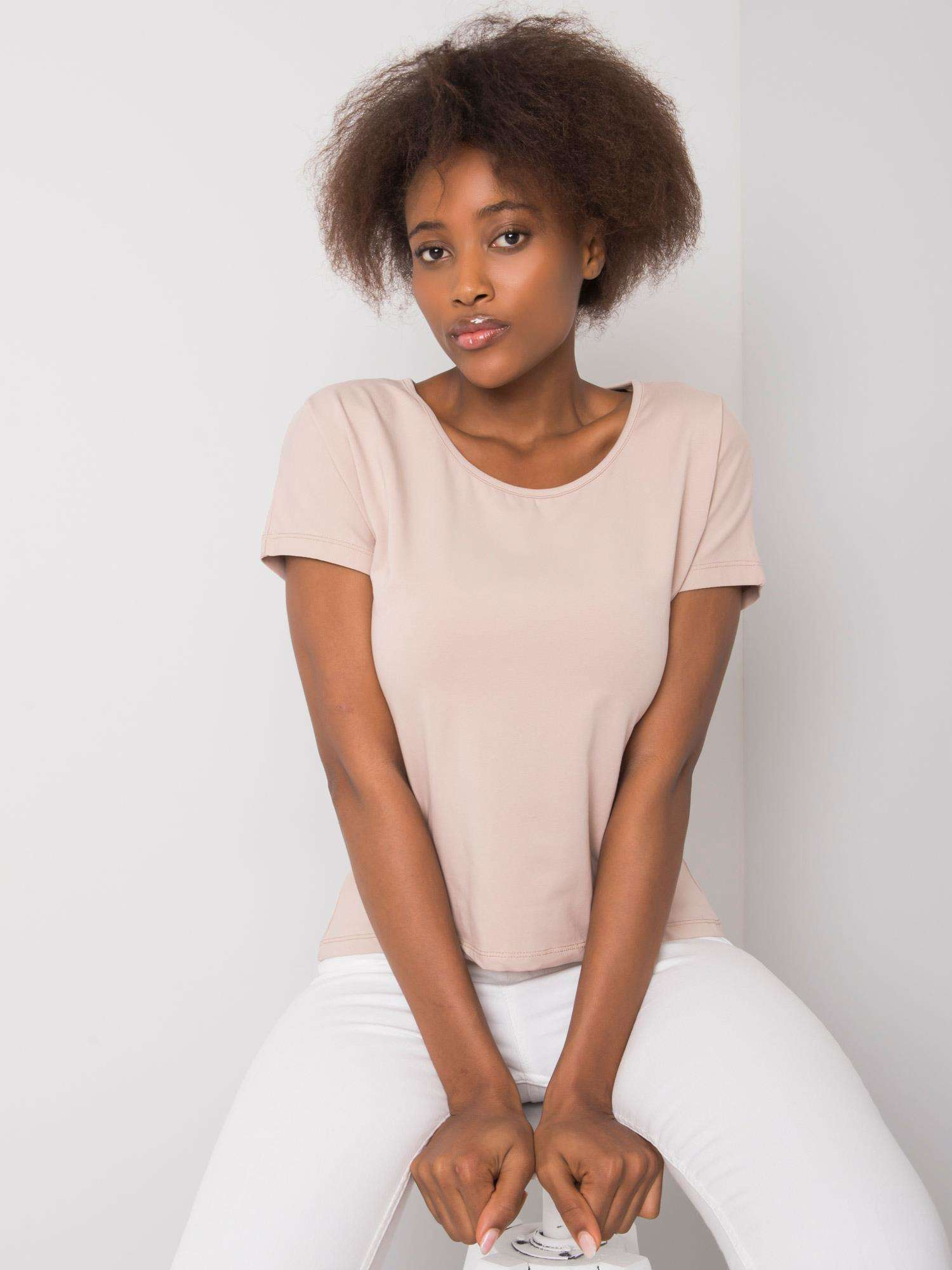 T-shirt Beżowy