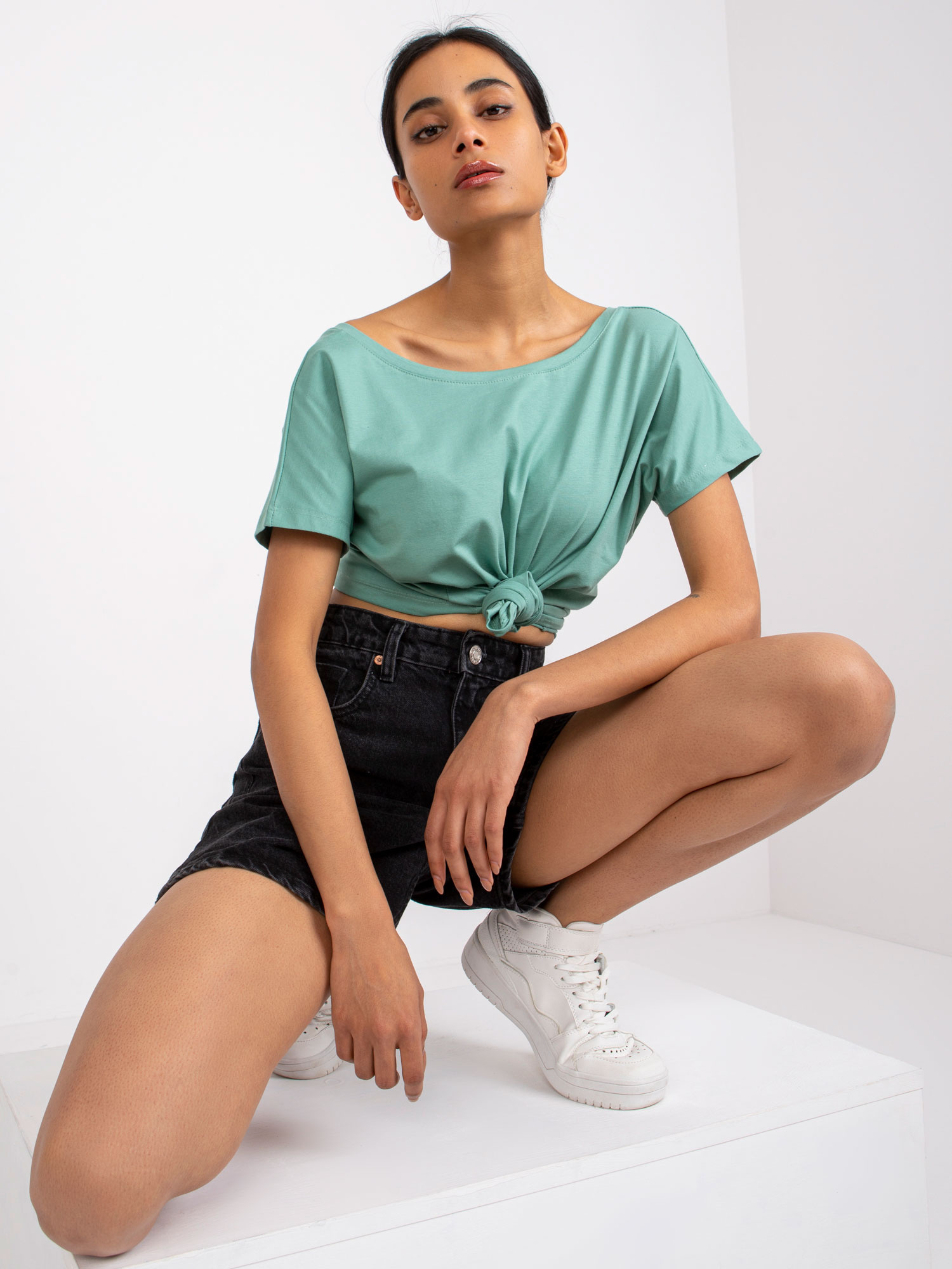 T-shirt Pistacjowy