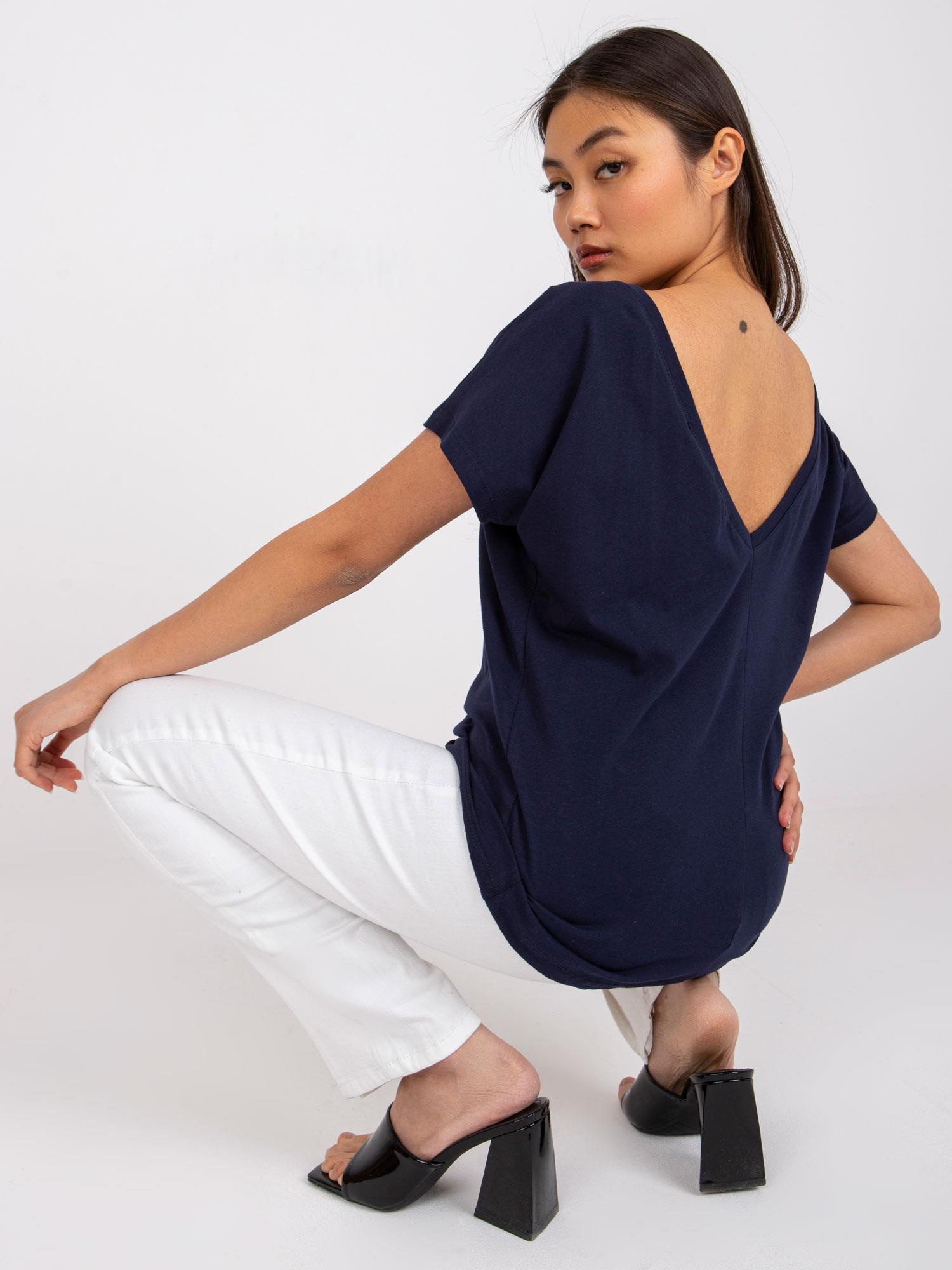 T-shirt Granatowy